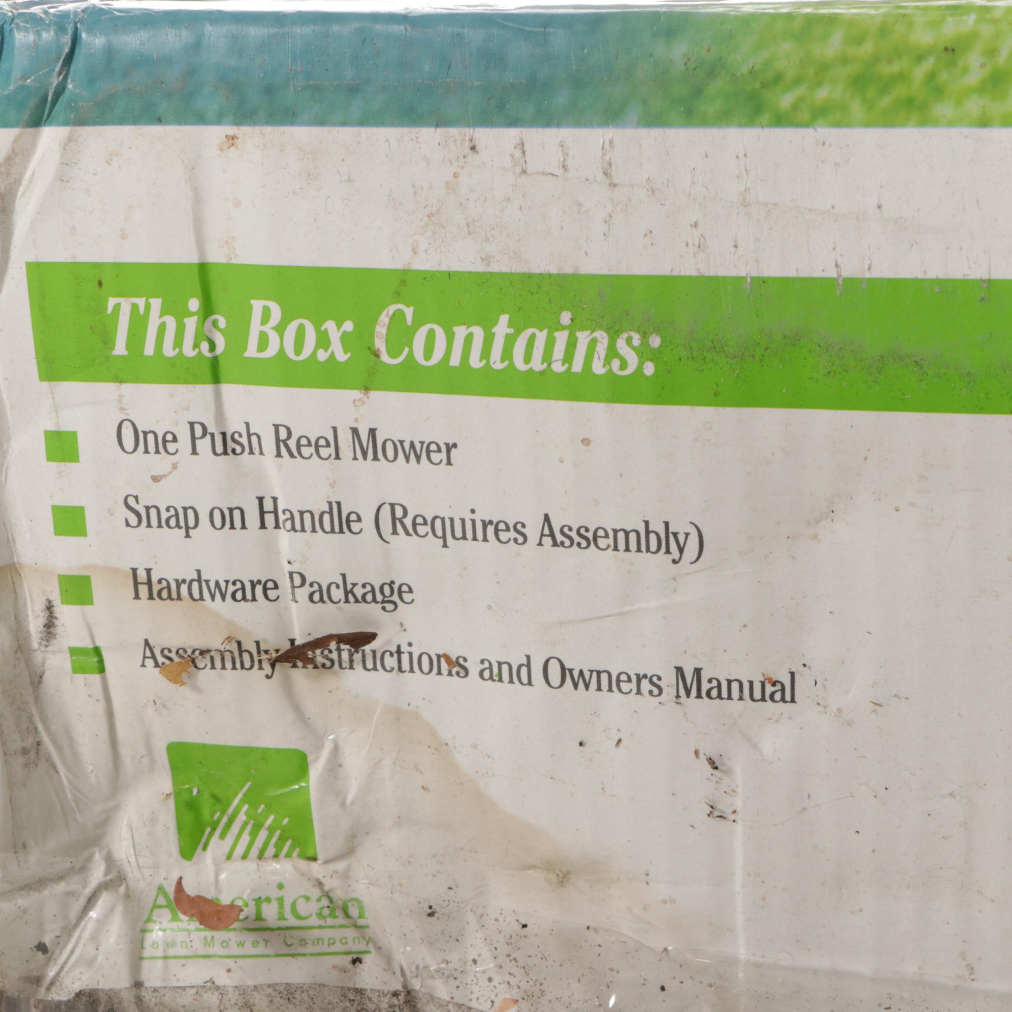 American 18" Push Reel Manual Lawn Mower, Model 1818-18