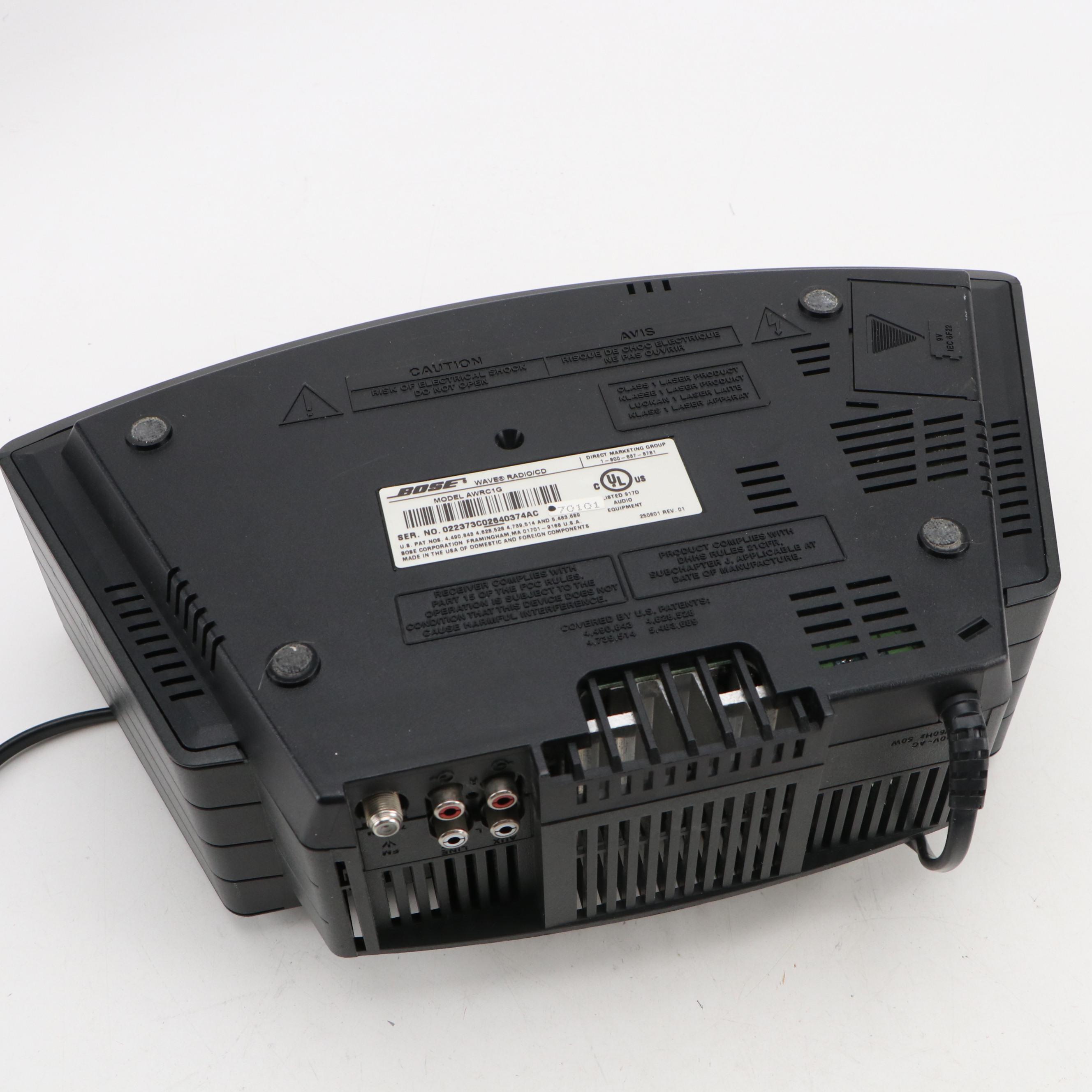 Bose Wave AWRC1G Radio and CD Player with SoundDock Digital Music System