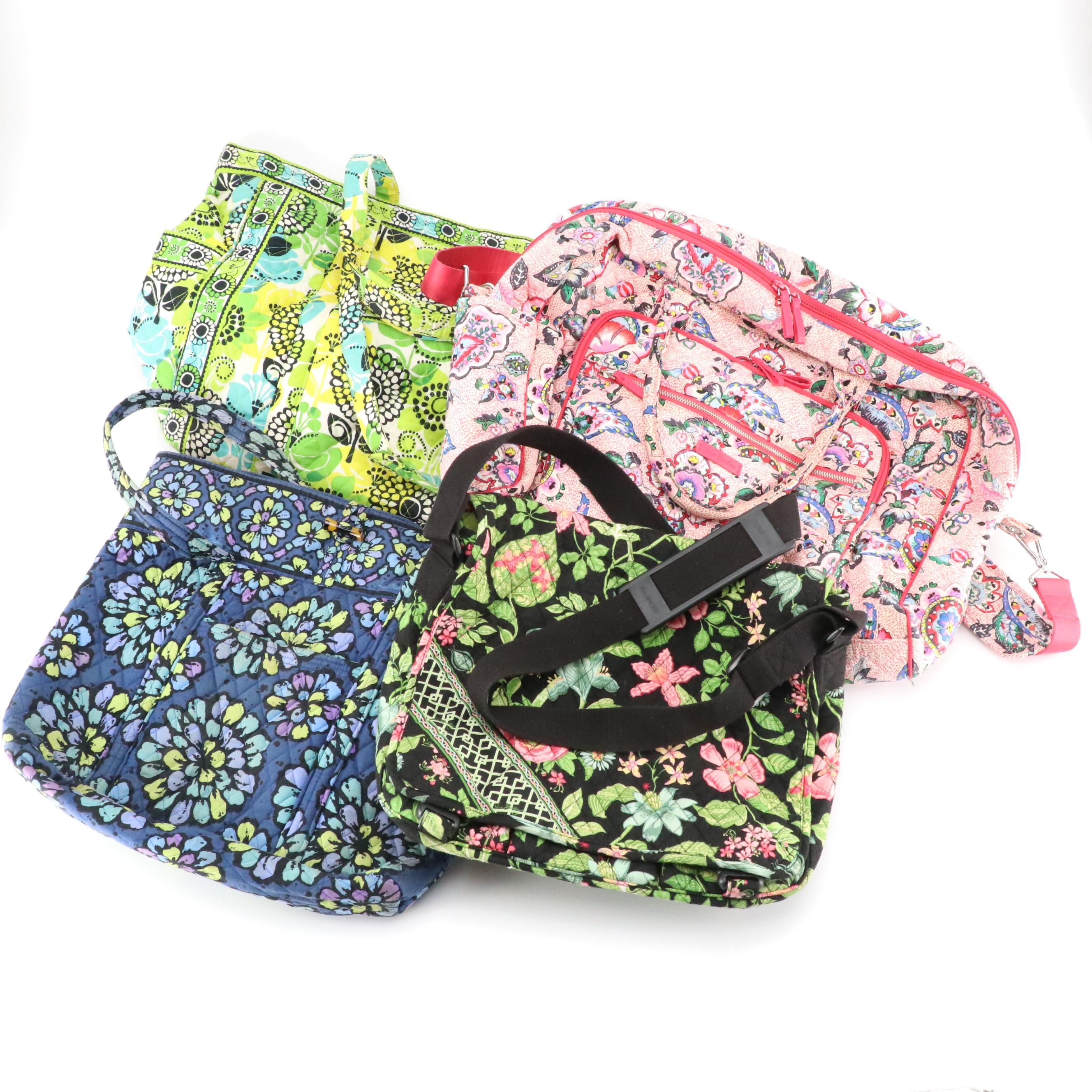 Vera Bradley Weekender Bags, Tote and Messenger Bags in Printed Quilted Cotton