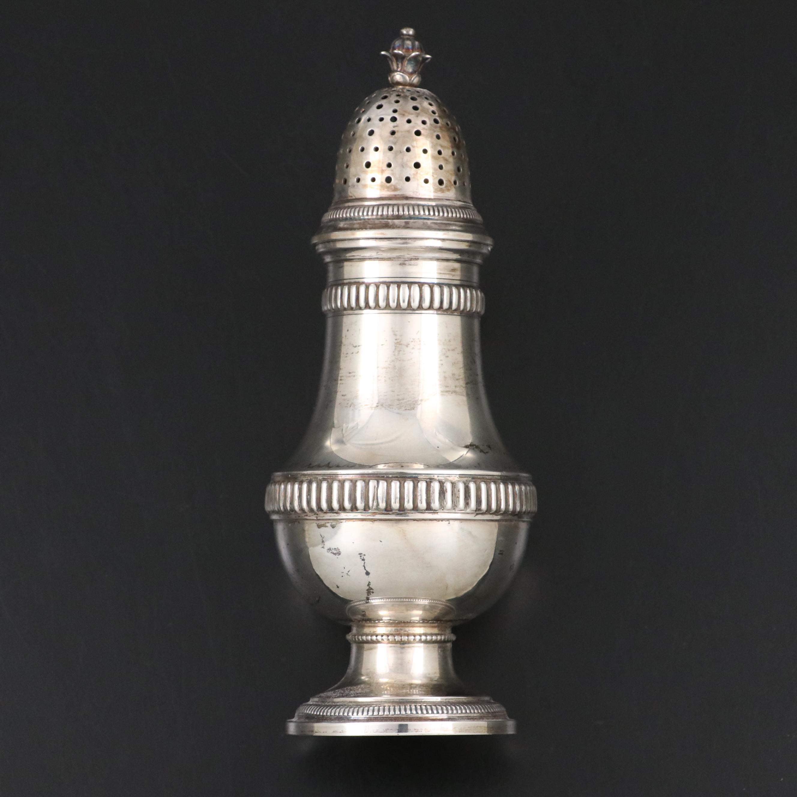 Continental European 916 Silver Muffineer, 20th Century