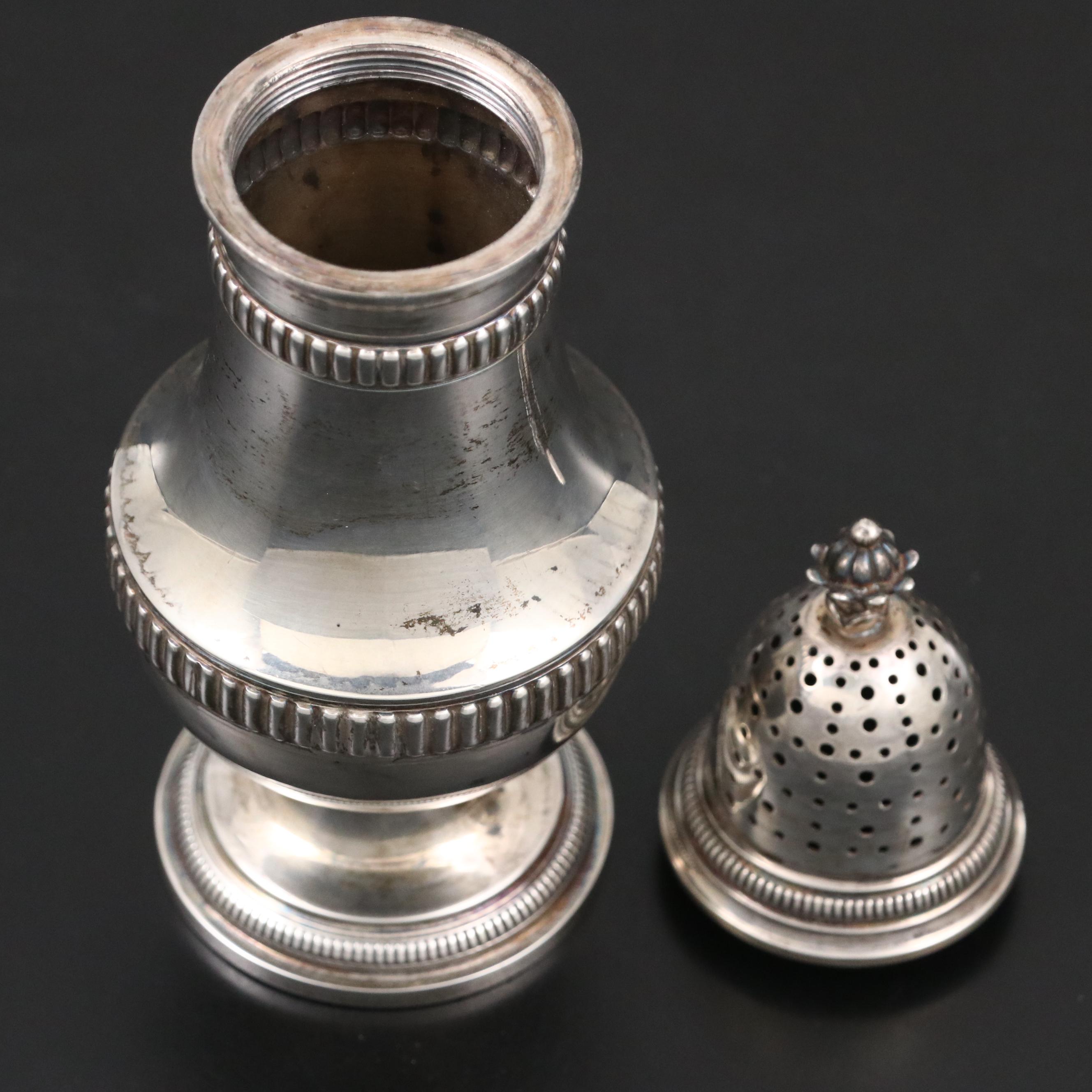 Continental European 916 Silver Muffineer, 20th Century