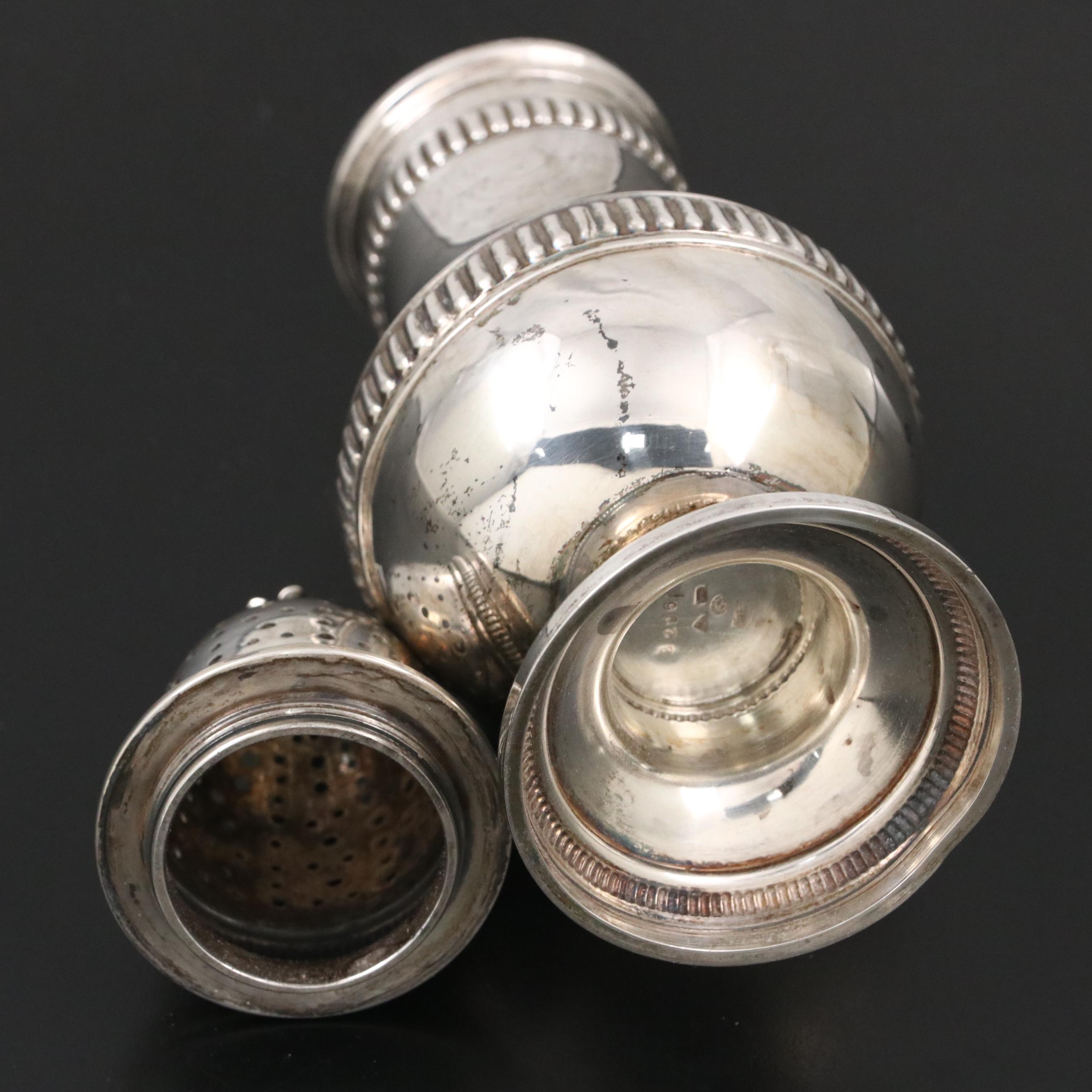 Continental European 916 Silver Muffineer, 20th Century