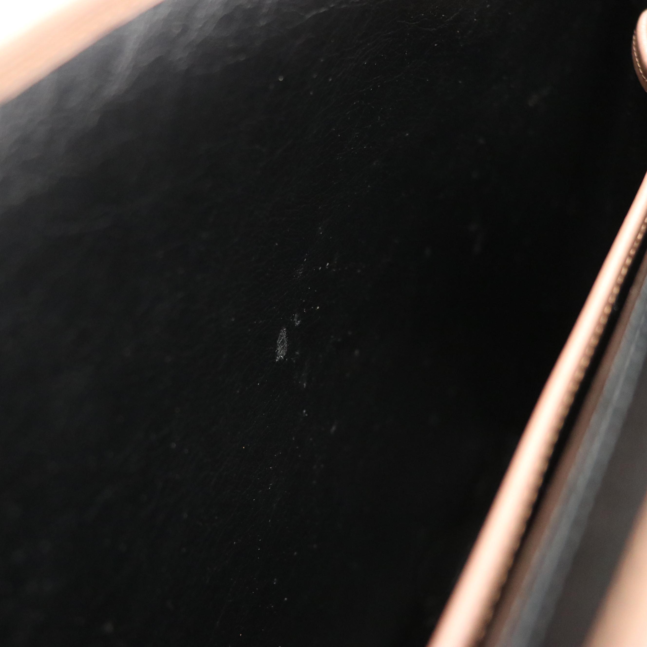 Burberrys Two-Way Briefcase in Haymarket Check Canvas and Textured Leather Trim