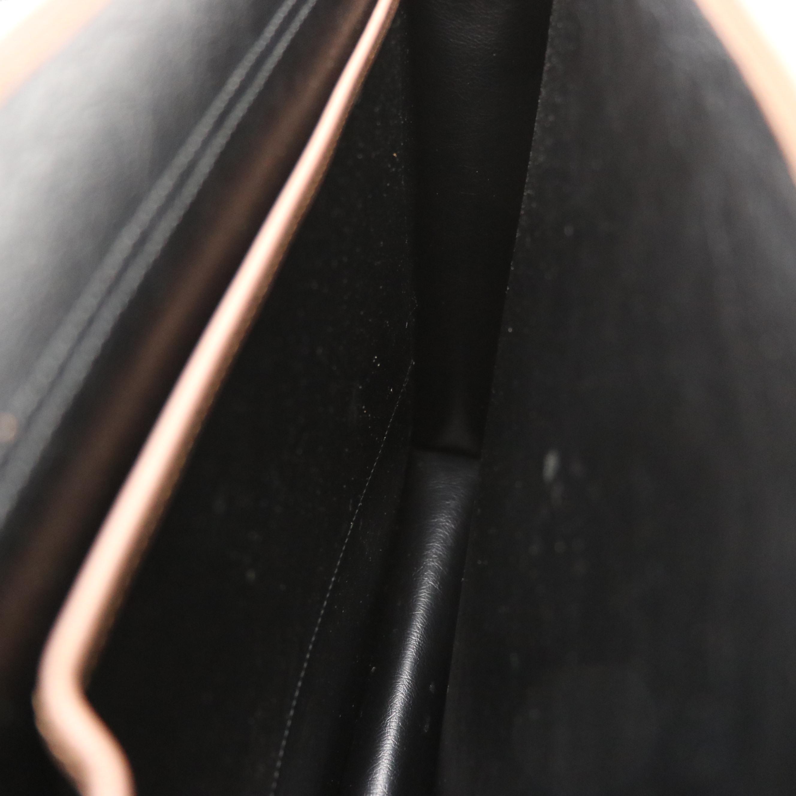 Burberrys Two-Way Briefcase in Haymarket Check Canvas and Textured Leather Trim