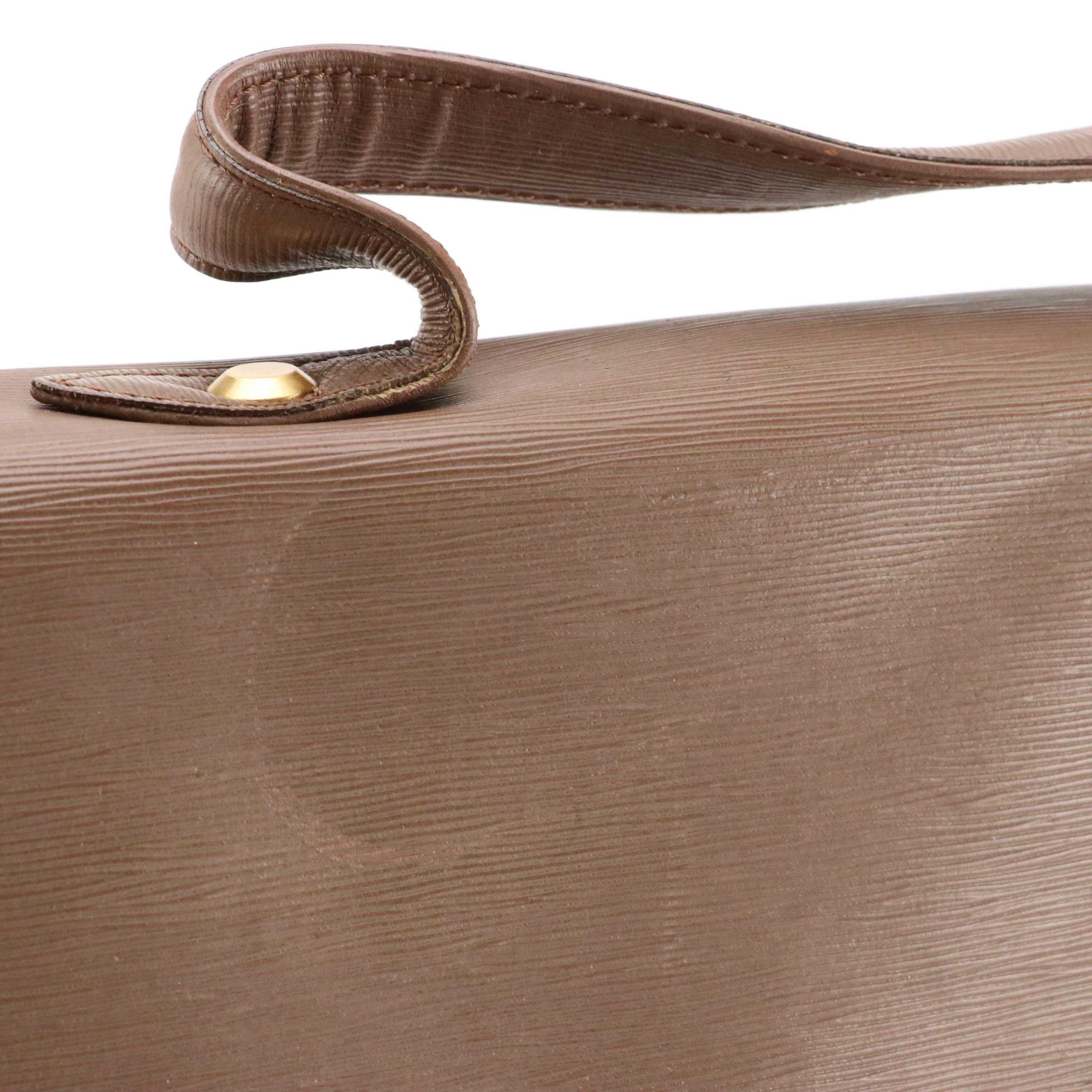 Burberrys Two-Way Briefcase in Haymarket Check Canvas and Textured Leather Trim