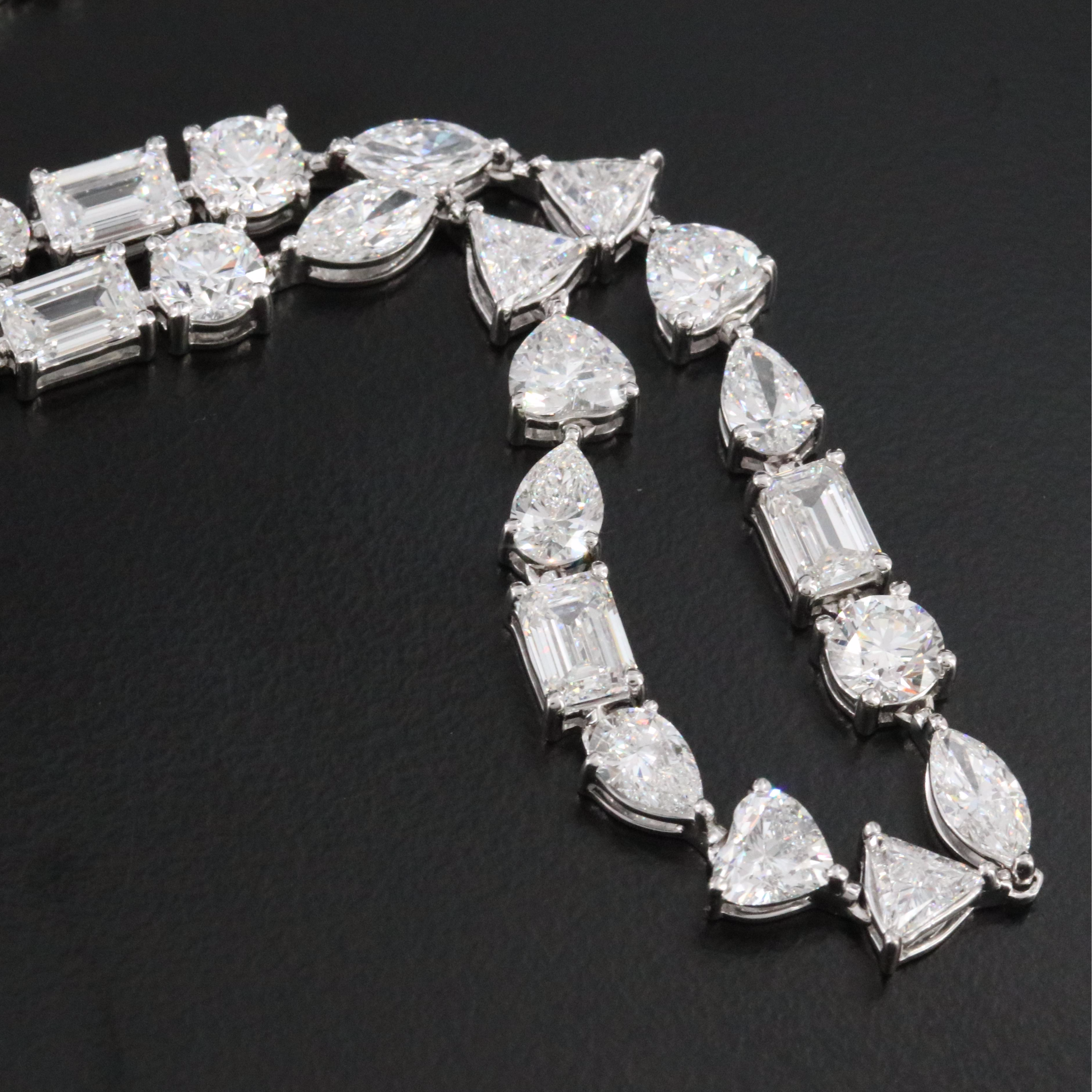 14K 25.92 CTW Lab Grown Diamond Necklace