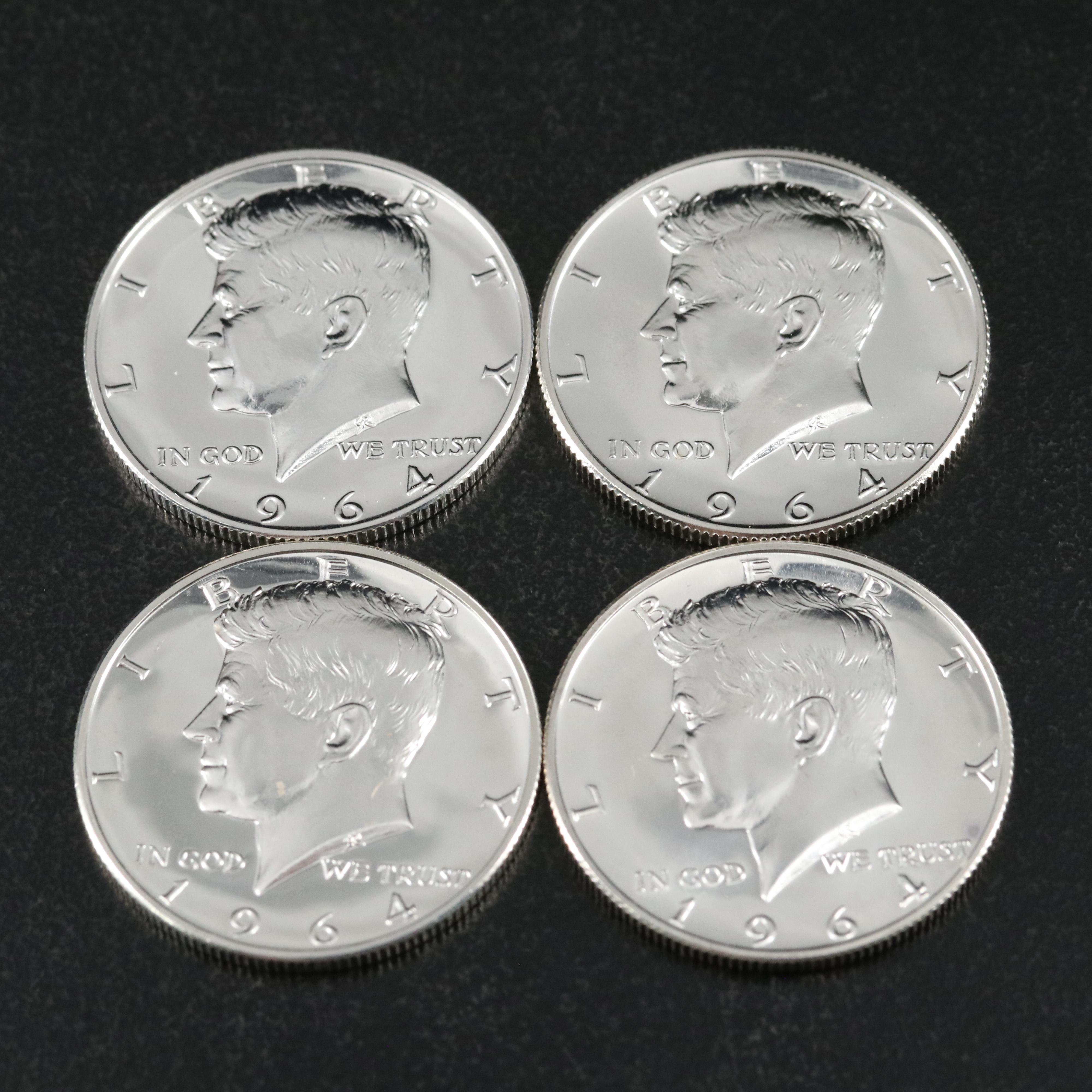 Twenty 1964 Proof Kennedy Silver Half Dollars