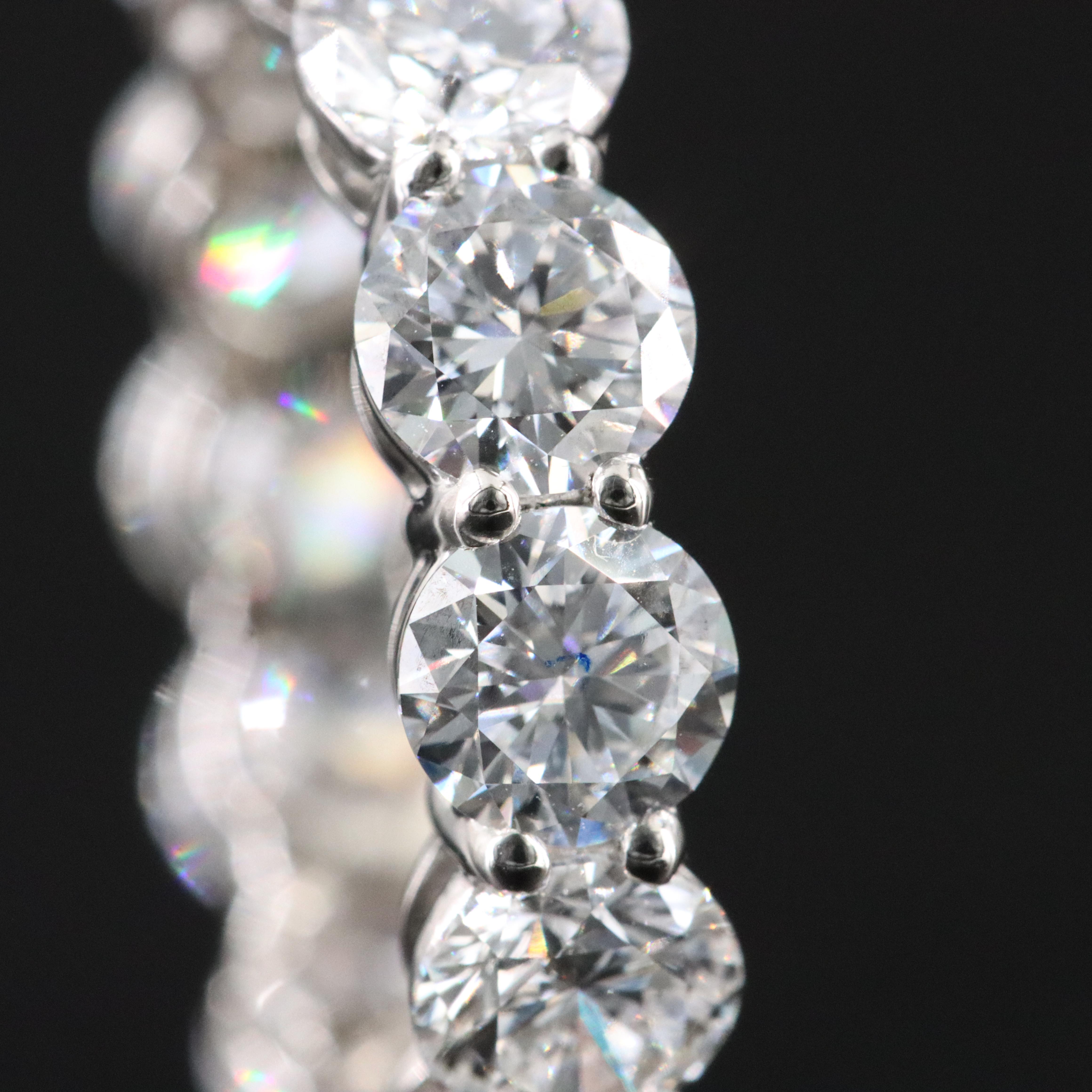 Platinum 5.56 CTW Lab Grown Diamond Eternity Band