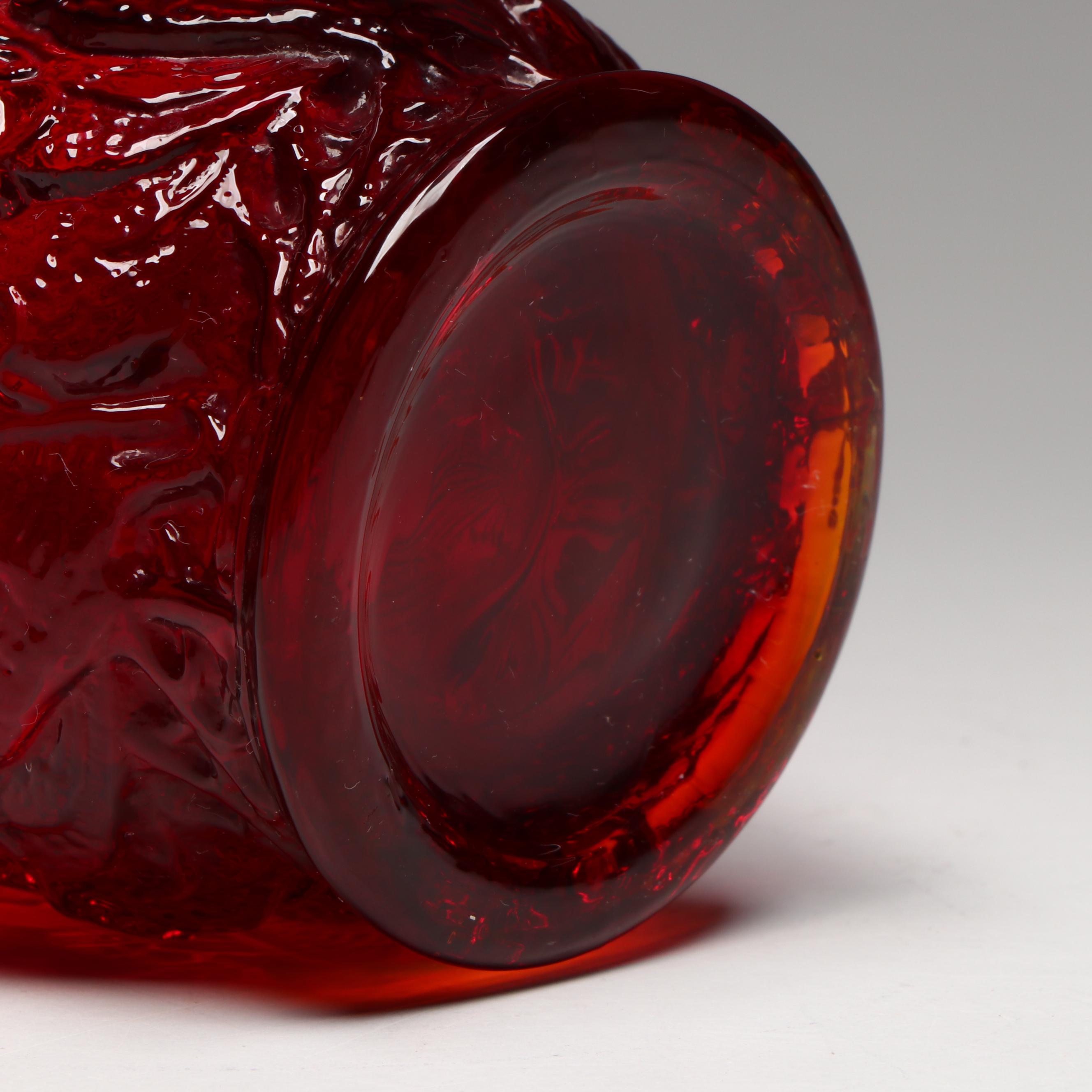 Duncan & Miller "Chanticleer Ruby" Glass Footed Tumblers