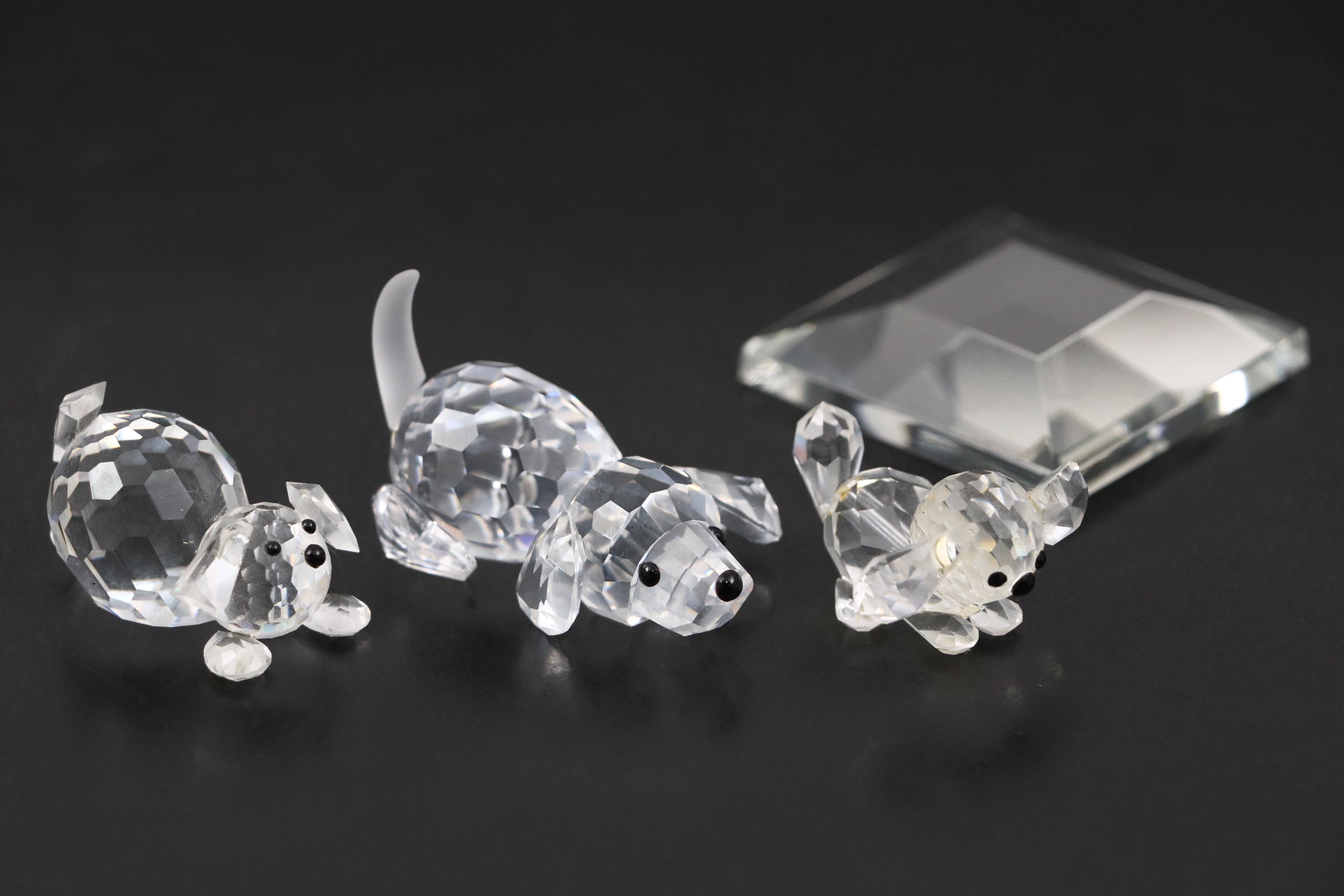 Swarovski "Pluto," "Beagle Lying" and More Crystal Figurines