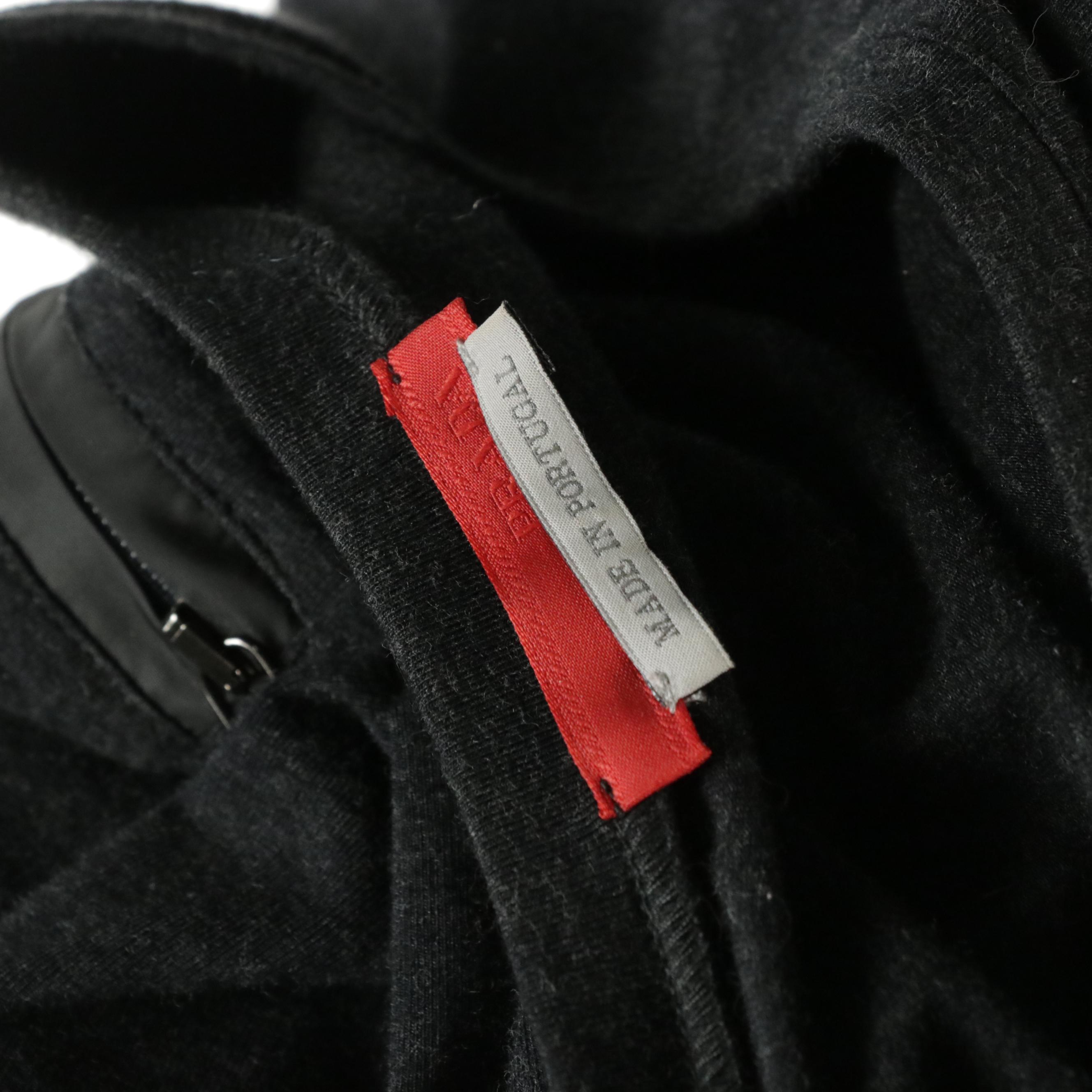 Prada Sport Cotton Blend Long Sleeve Tops with Zip Pocket Details