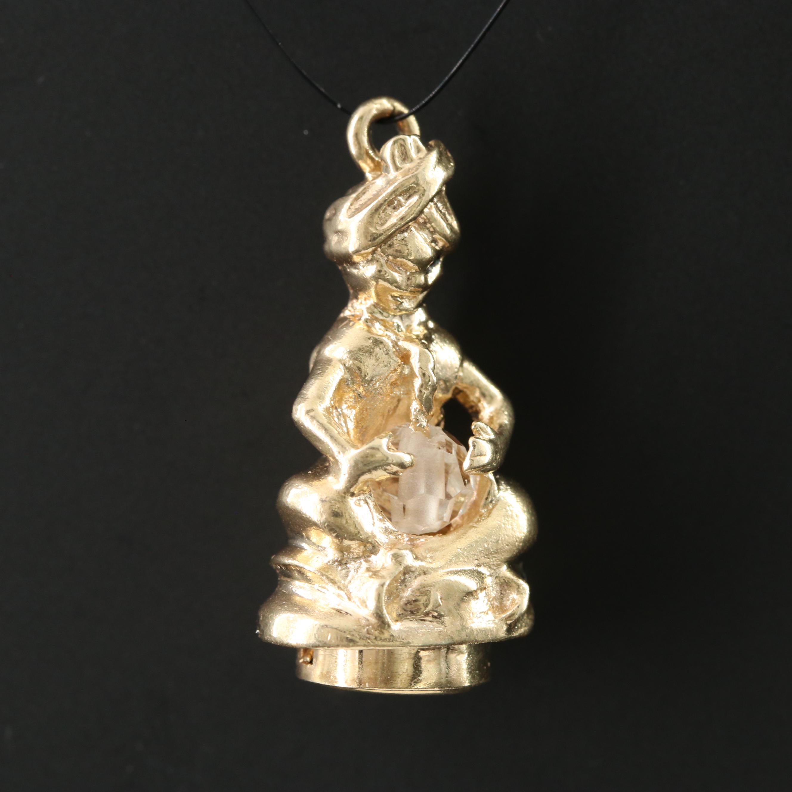 14K Figural Pendant