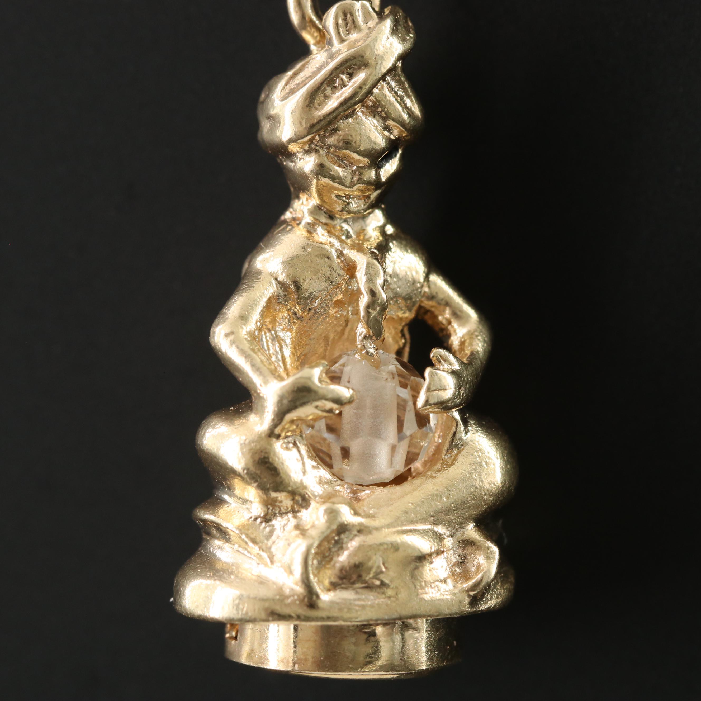 14K Figural Pendant