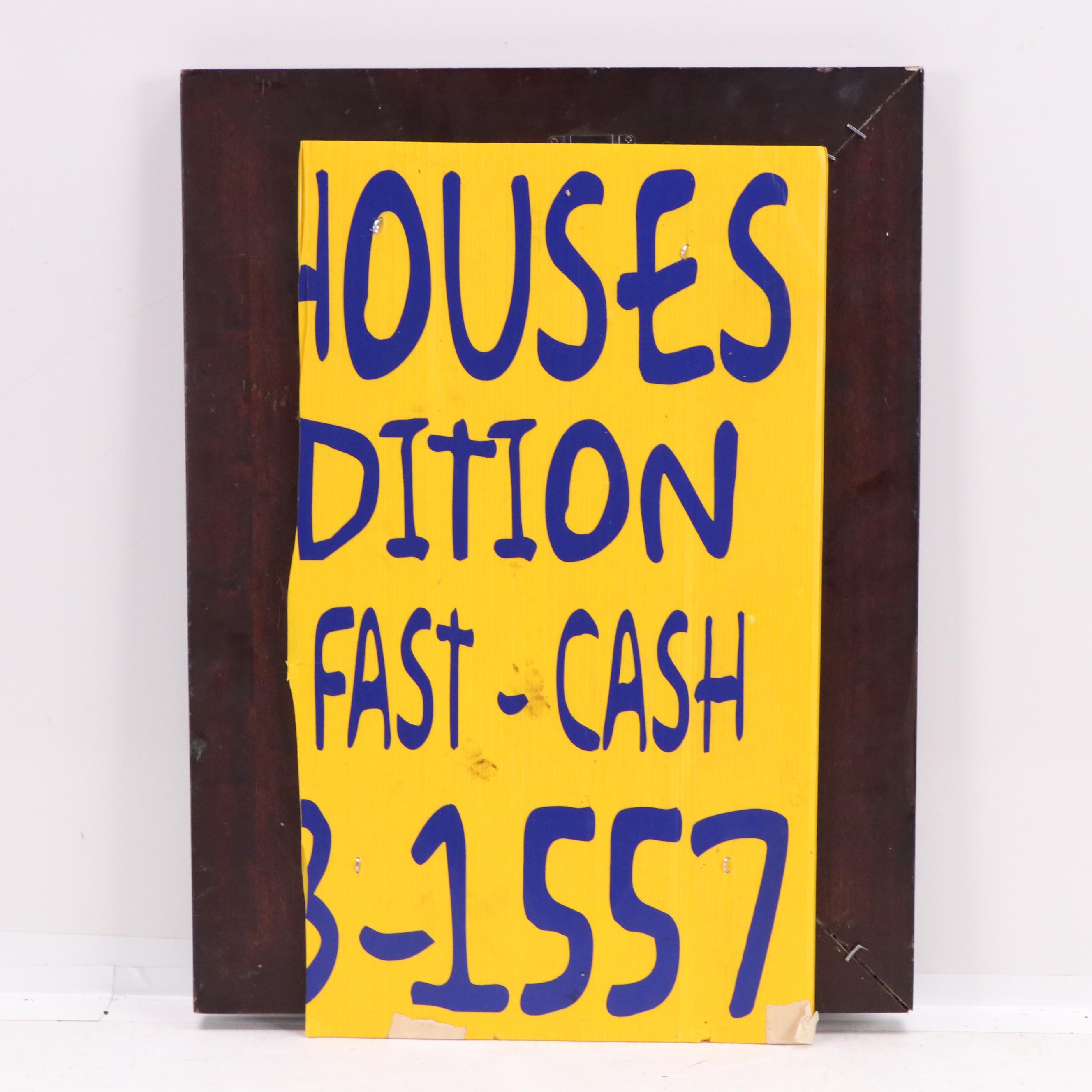 Portrait Chalk Pastel Drawing, Late 20th Century