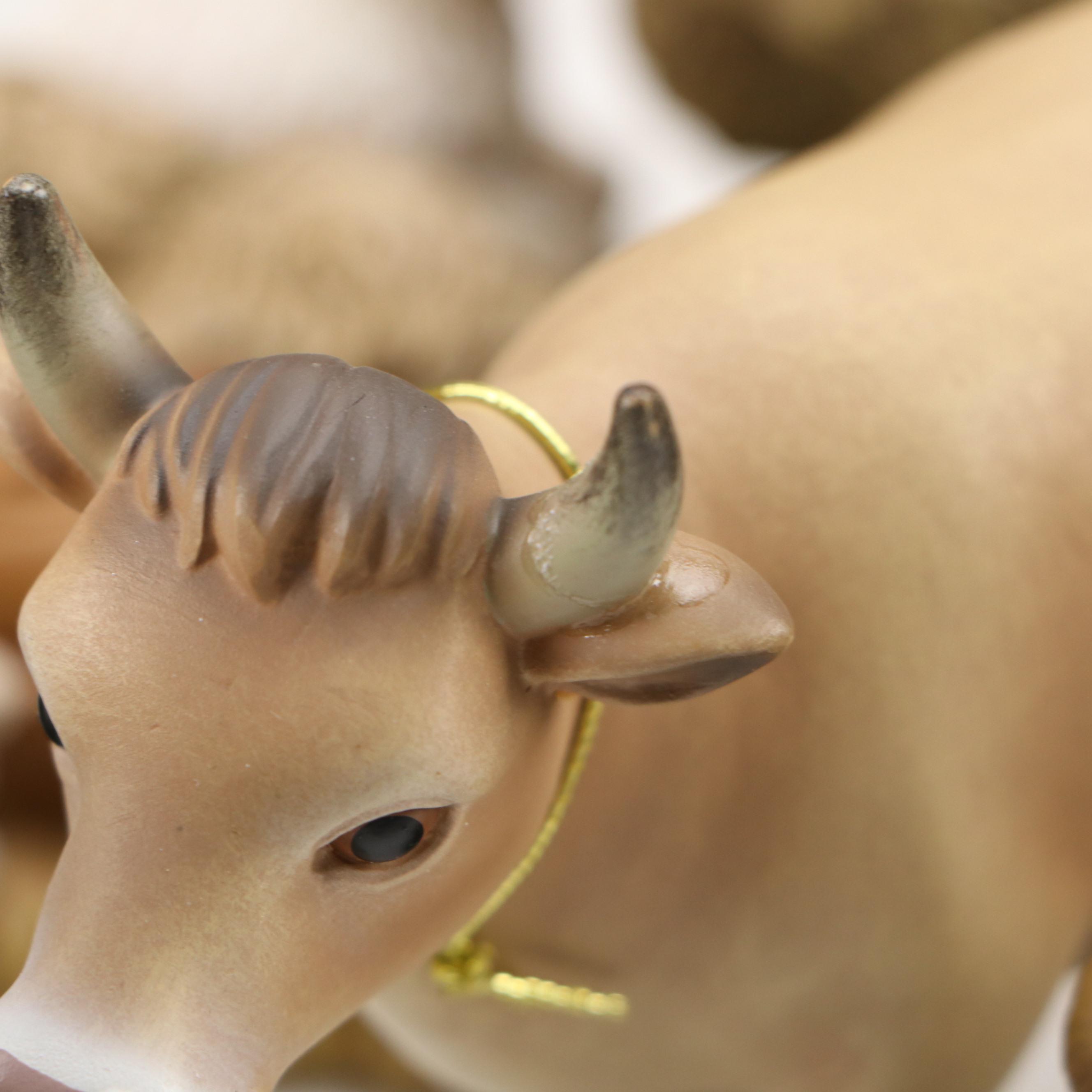 Thomas Kinkade Nativity Garland Collection Figurines and Collector Box