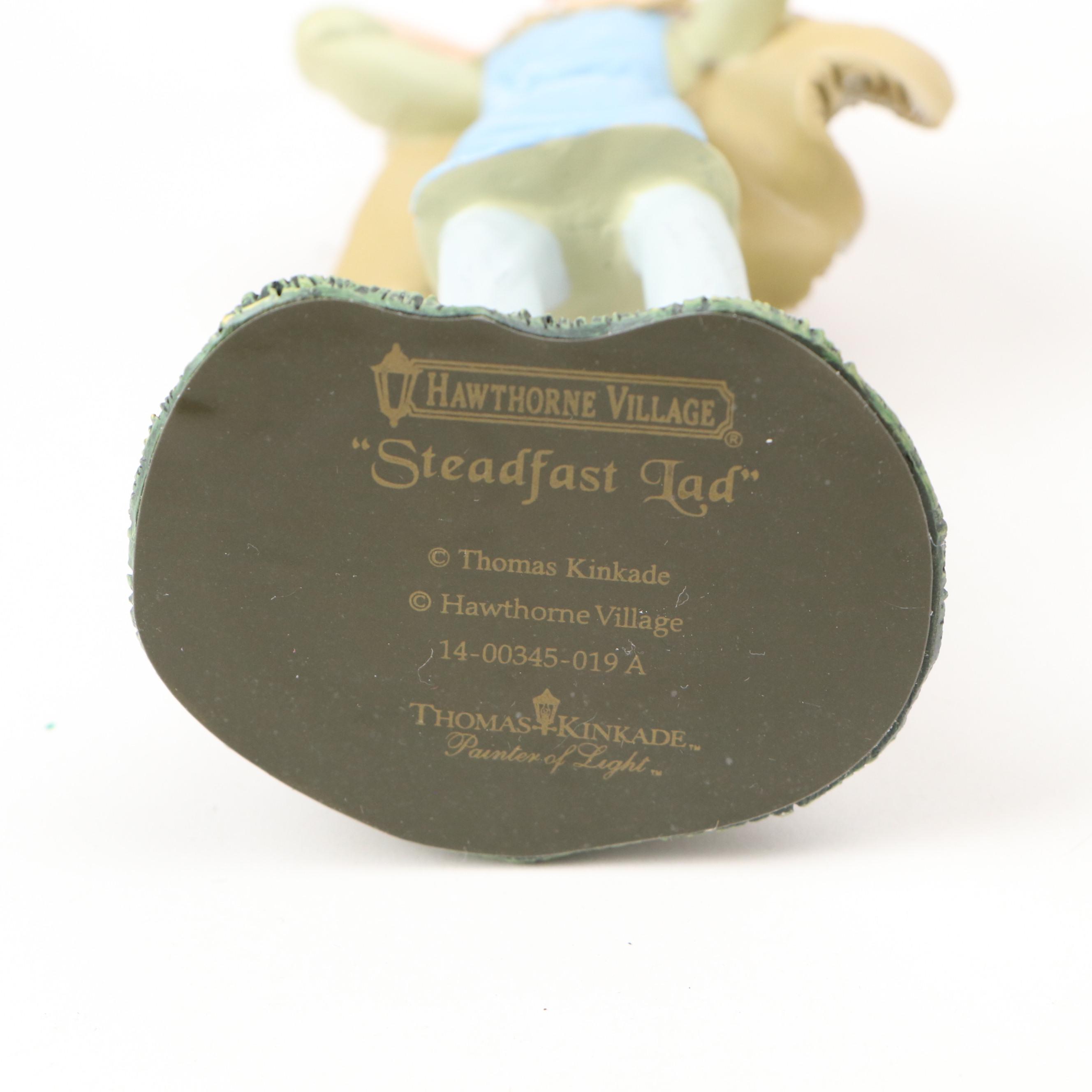 Thomas Kinkade Nativity Garland Collection Figurines and Collector Box