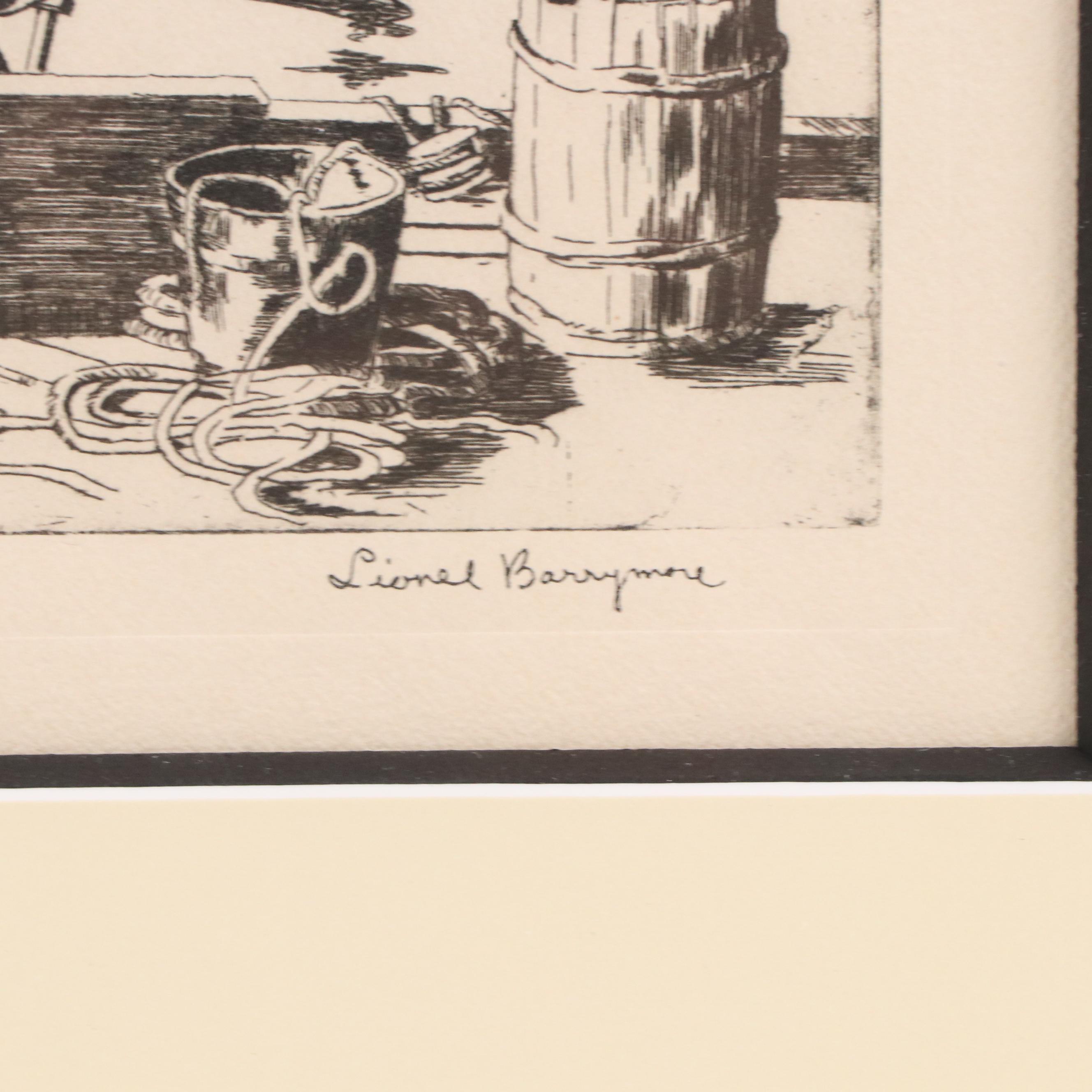 Rotogravure After Lionel Barrymore "Purdy's Basin"