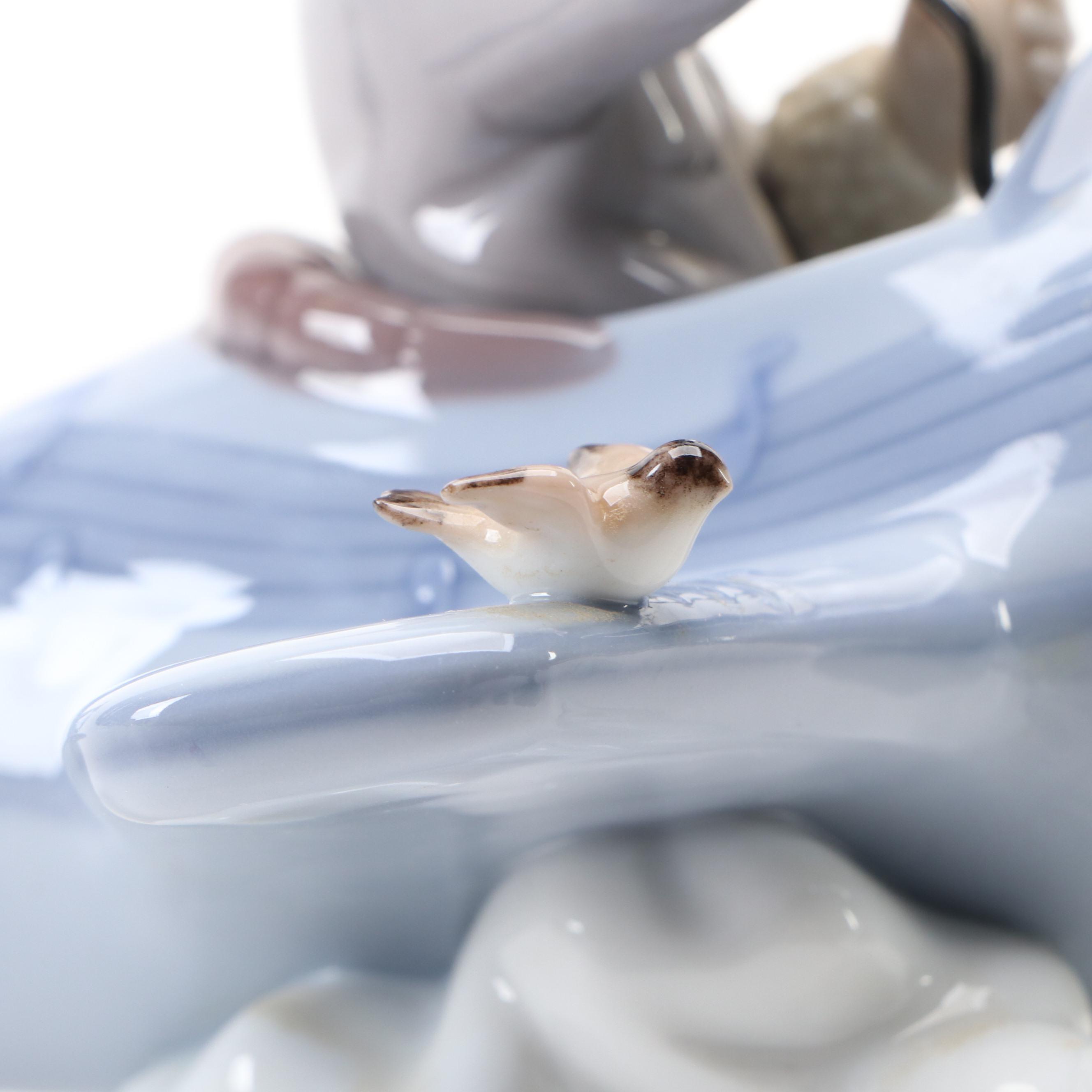 Lladró "Over the Clouds" Porcelain Figurine Designed by Joan Coderch