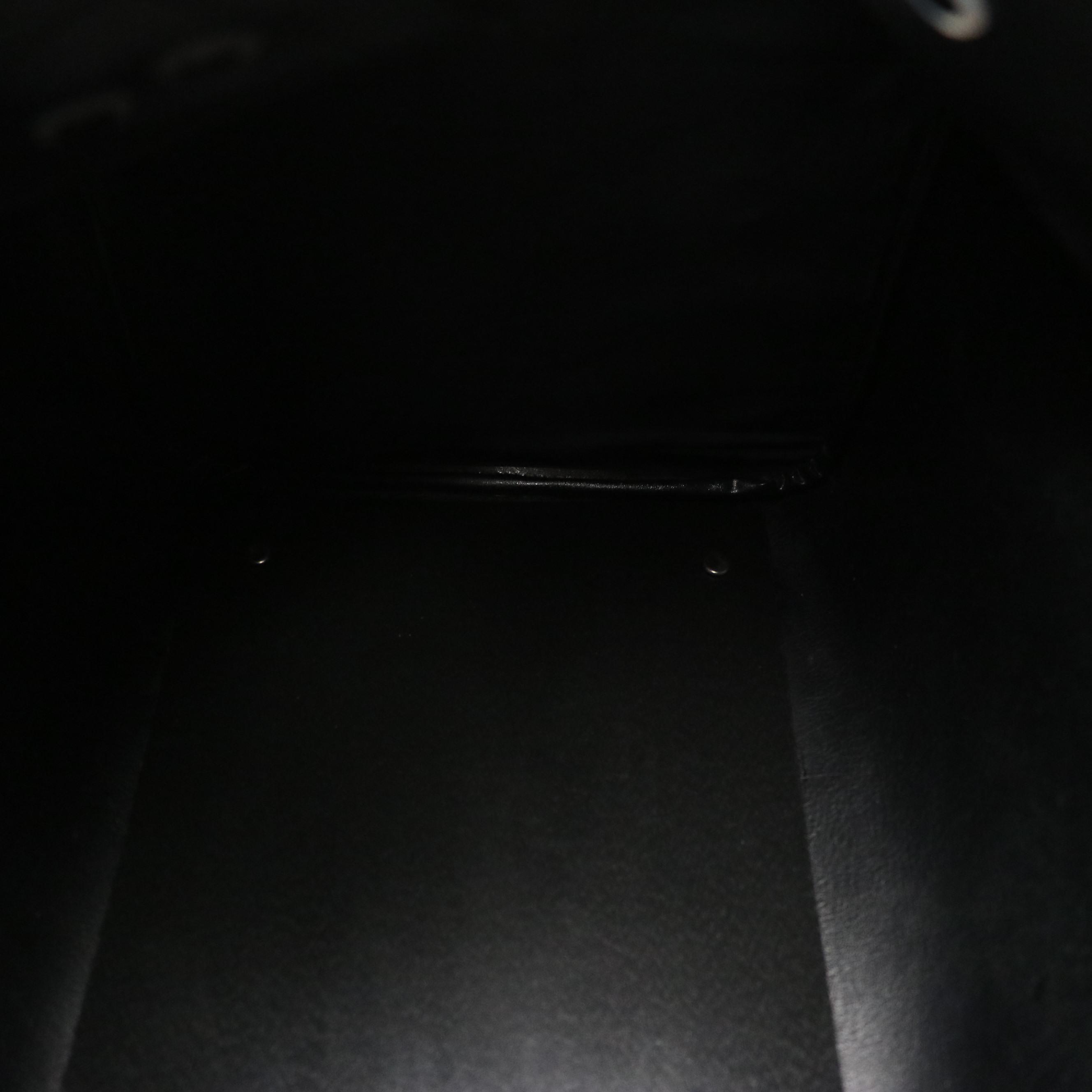 Burberrys Duffle Bag in Haymarket Check Canvas and Black Leather