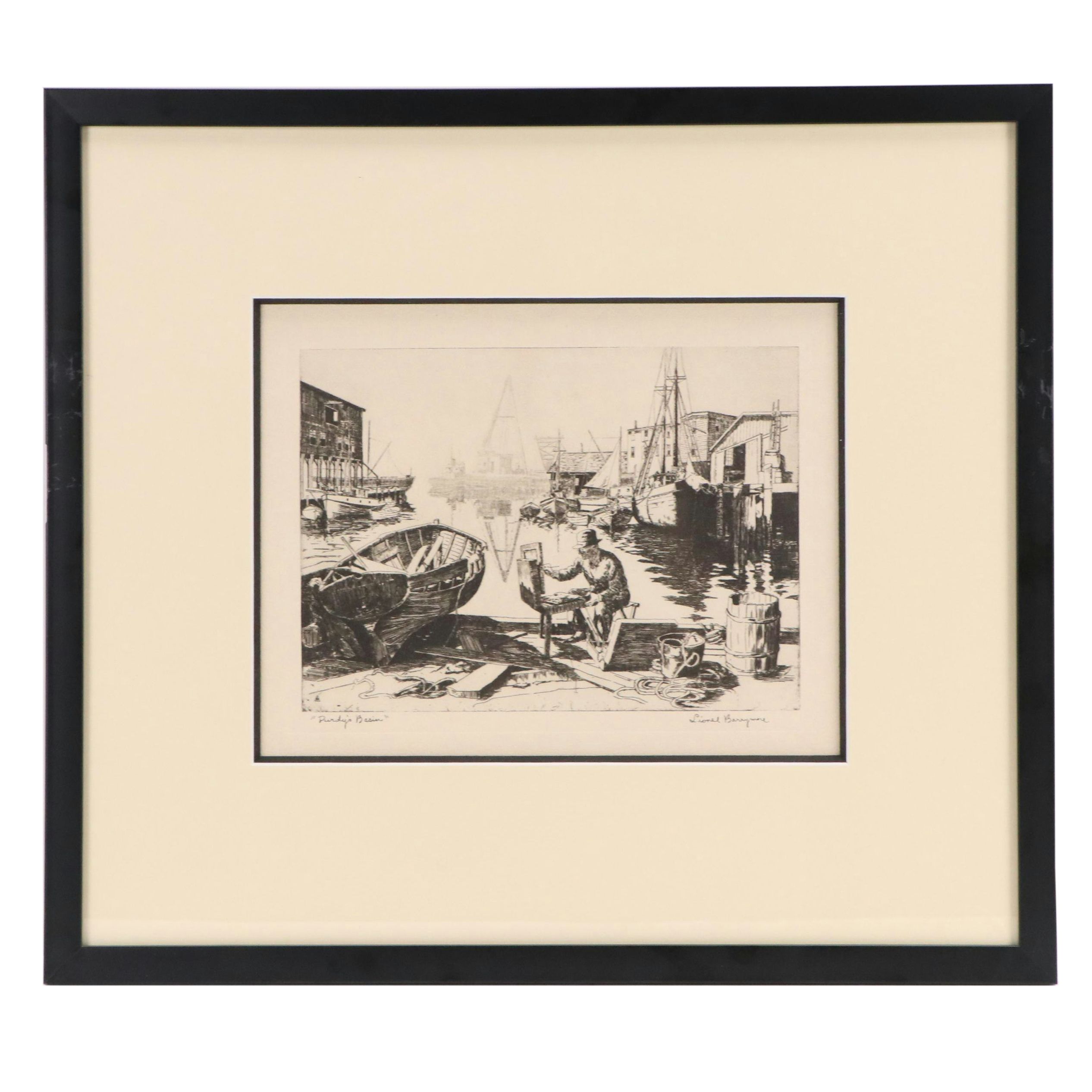 Rotogravure After Lionel Barrymore "Purdy's Basin"