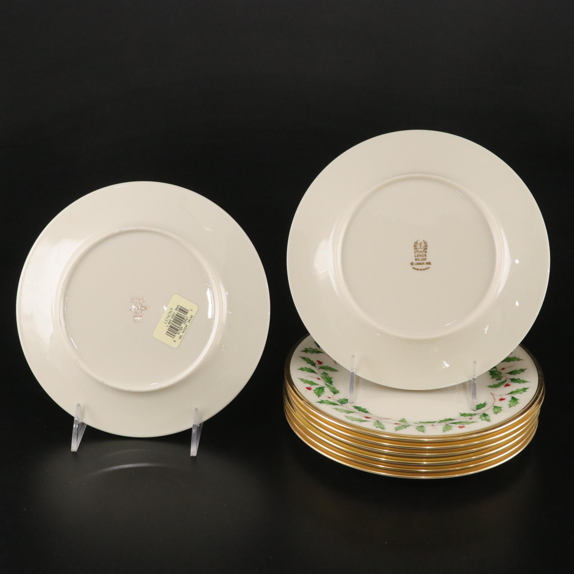 Lenox "Holiday" Tidbit Tray and Dinnerware Including "Dimension Collection"