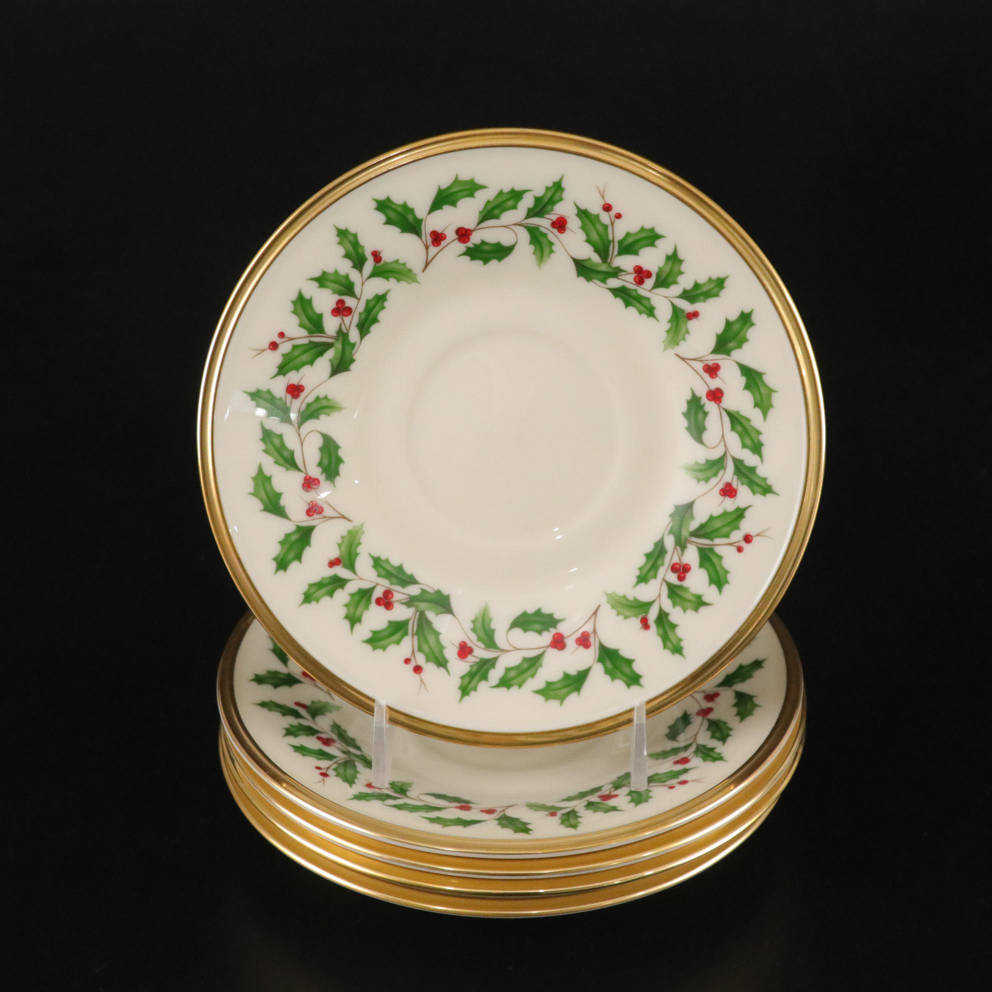 Lenox "Holiday" Tidbit Tray and Dinnerware Including "Dimension Collection"