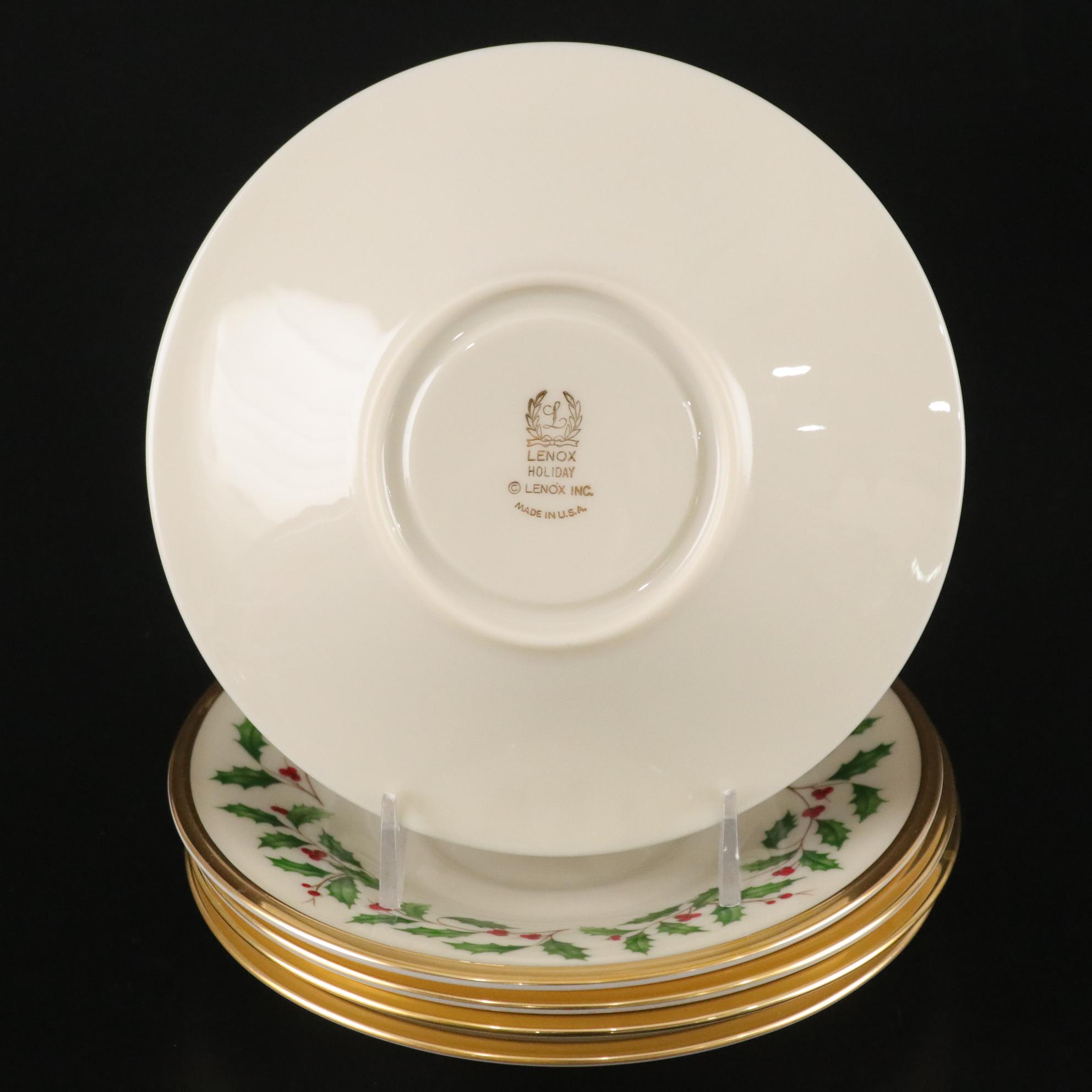 Lenox "Holiday" Tidbit Tray and Dinnerware Including "Dimension Collection"