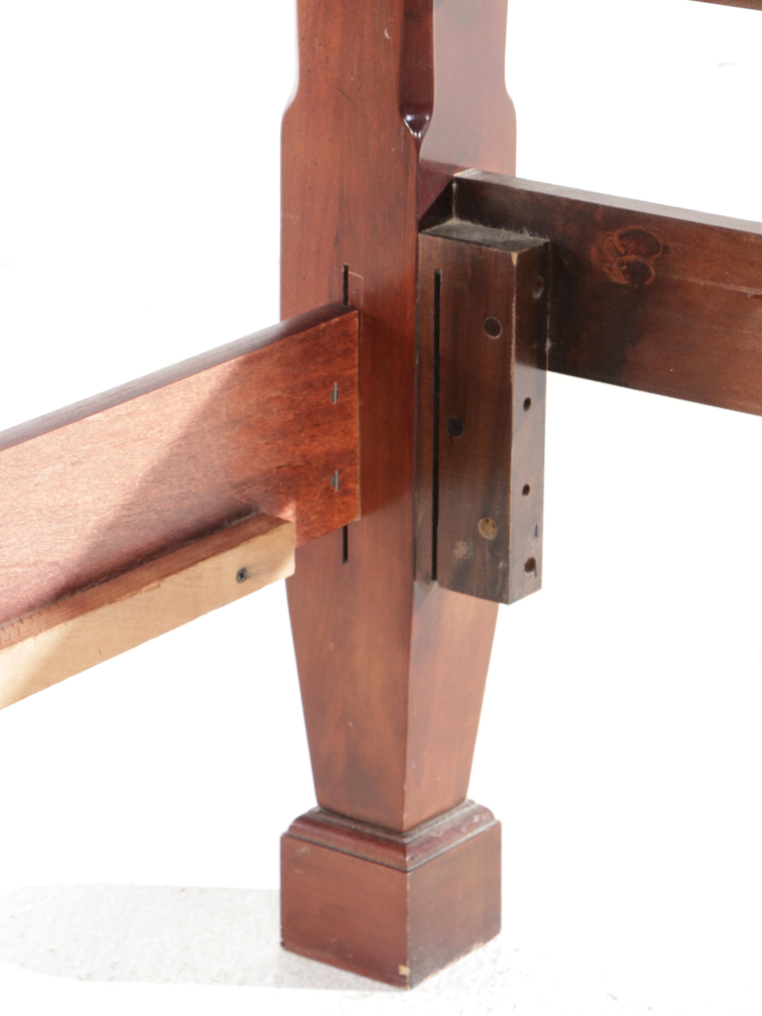 Kincaid Federal Style Mahogany King Size Four-Poster Bed Frame