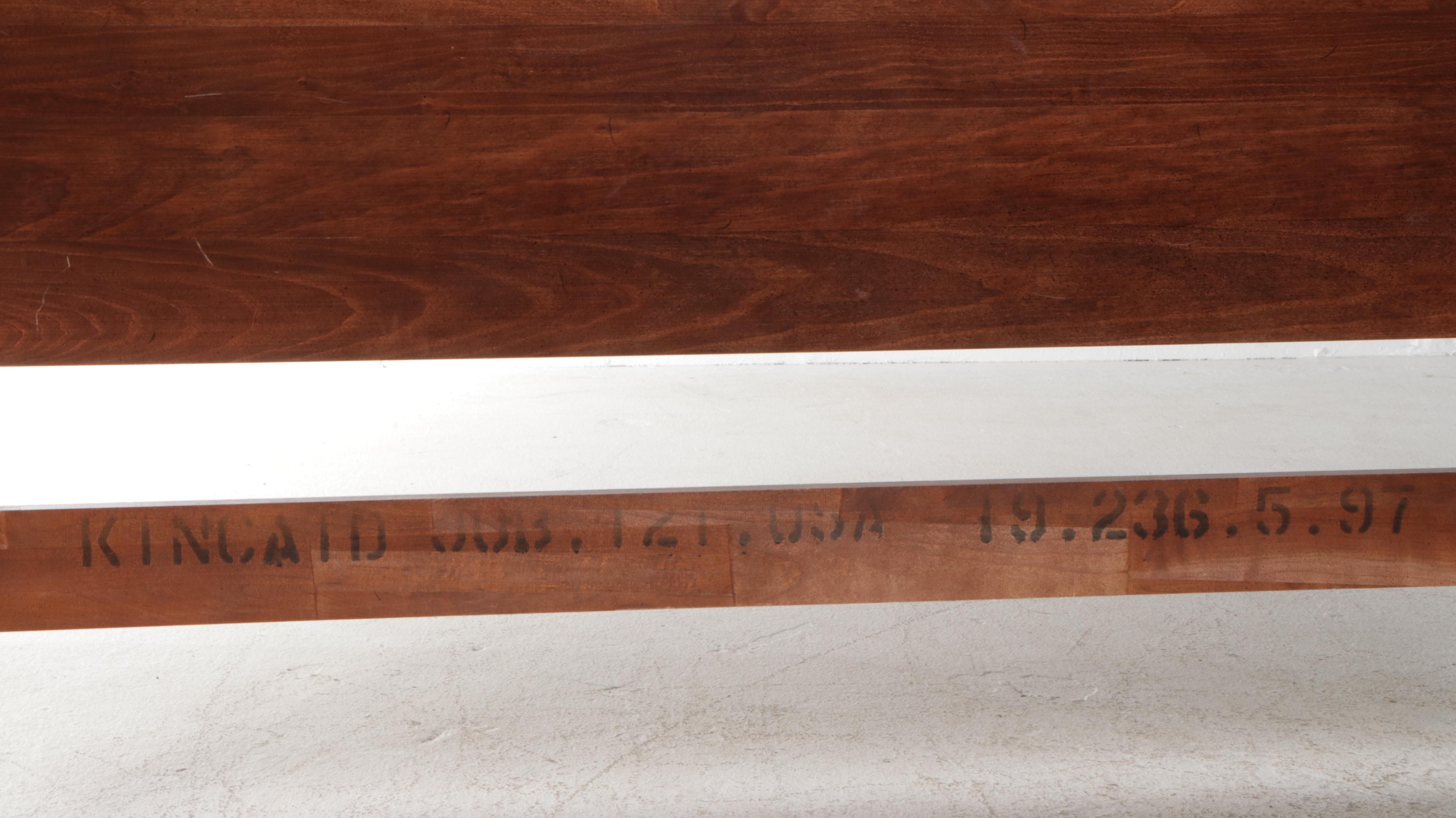 Kincaid Federal Style Mahogany King Size Four-Poster Bed Frame