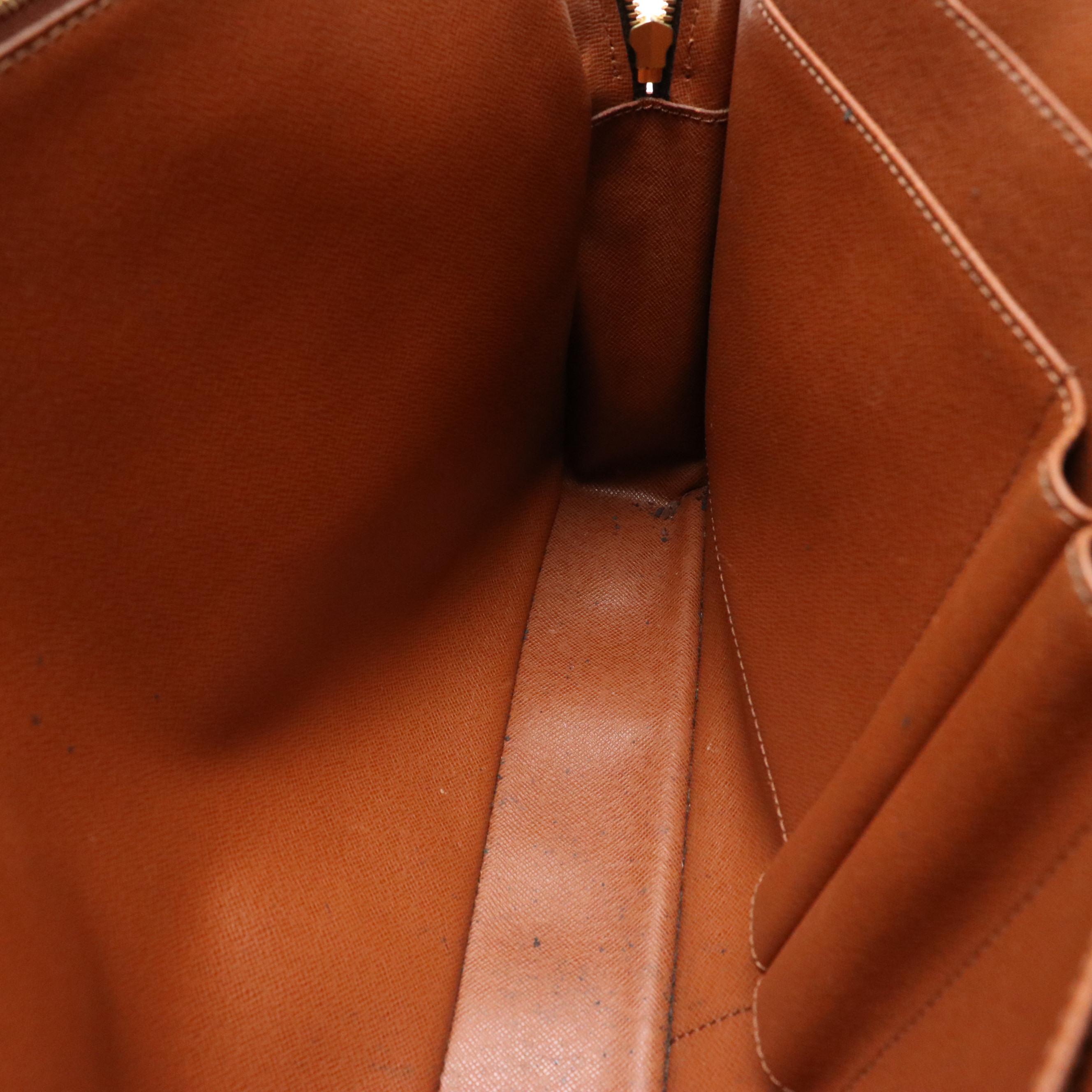 Louis Vuitton Porte-Documents Voyage Briefcase in Monogram Canvas and Leather