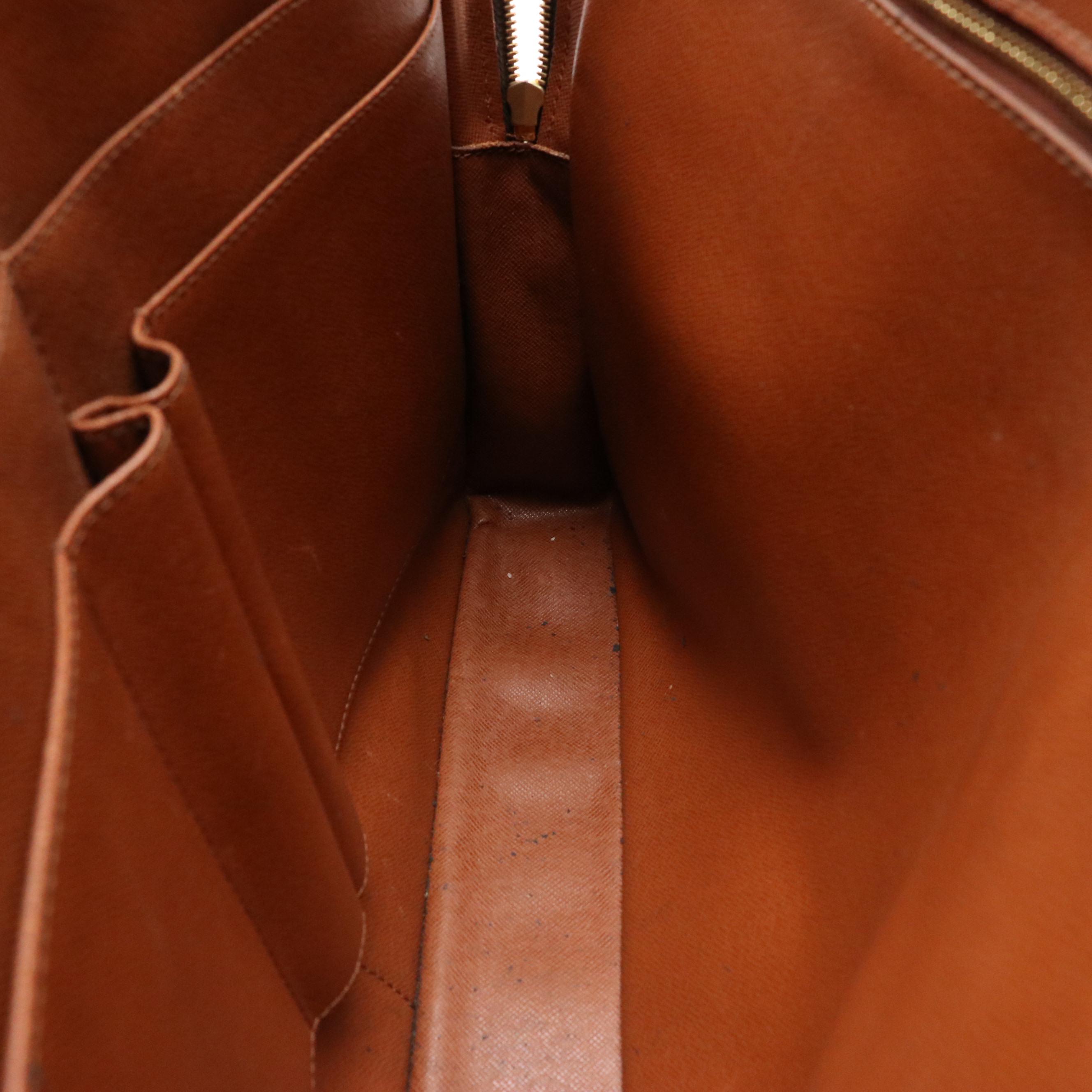 Louis Vuitton Porte-Documents Voyage Briefcase in Monogram Canvas and Leather