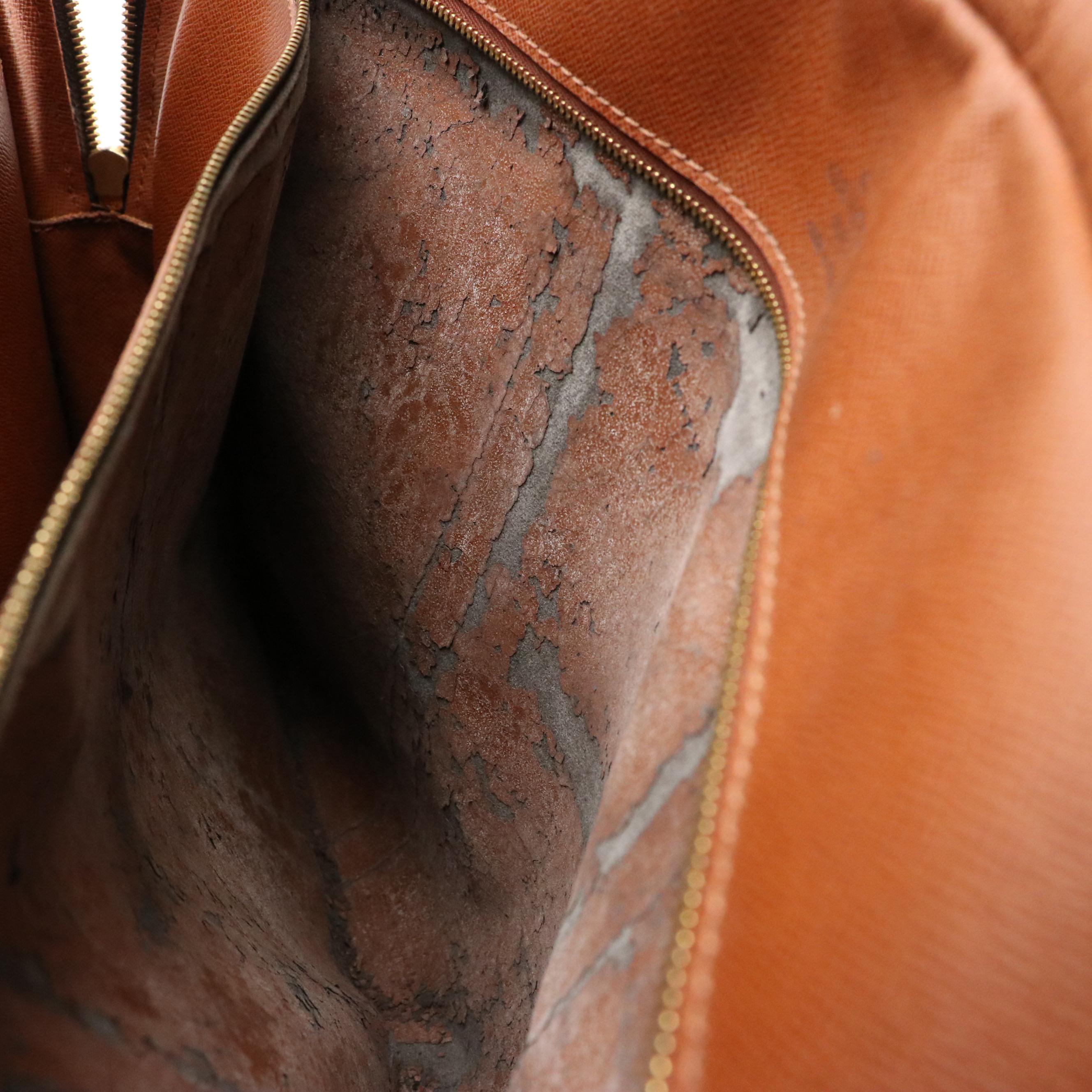 Louis Vuitton Porte-Documents Voyage Briefcase in Monogram Canvas and Leather