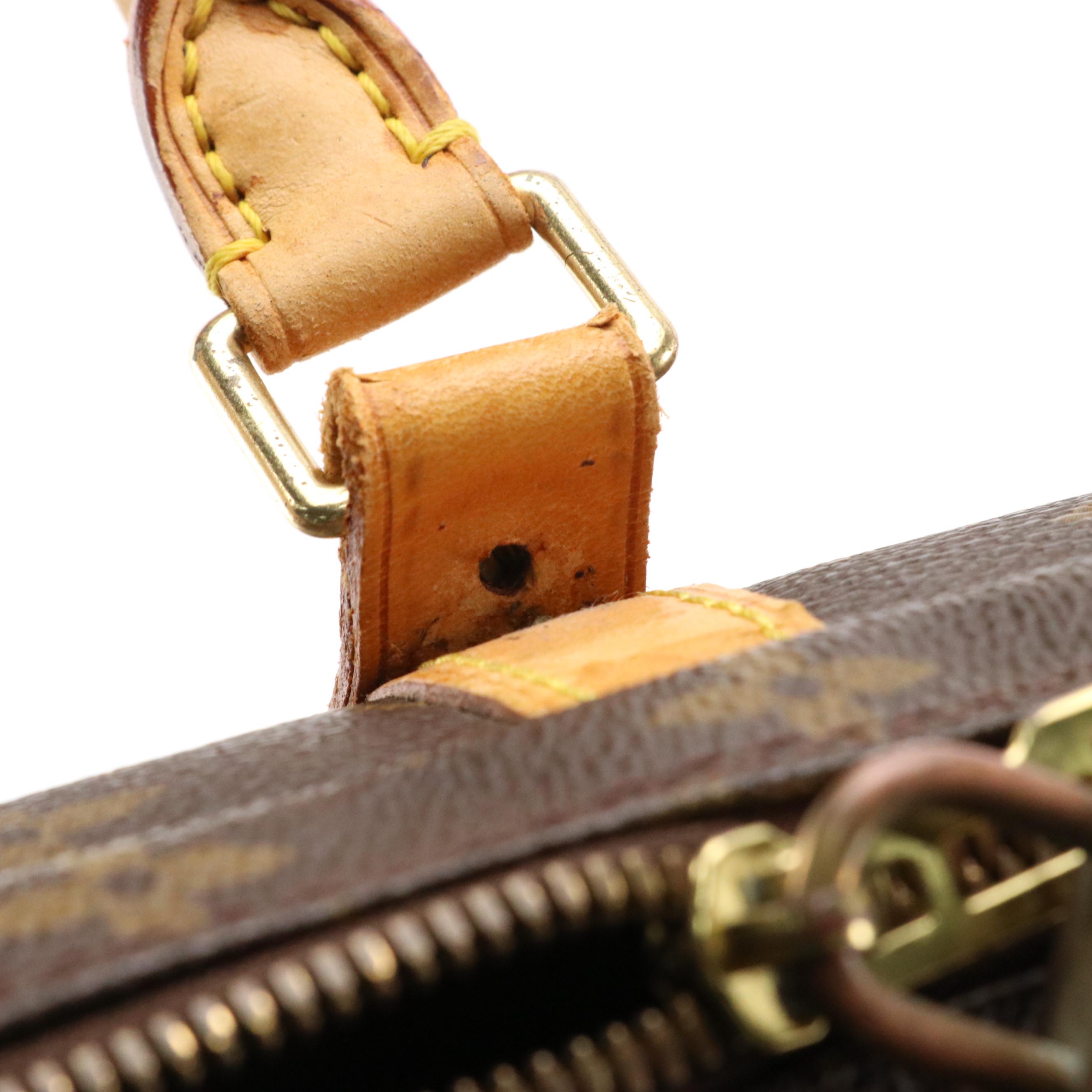 Louis Vuitton Porte-Documents Voyage Briefcase in Monogram Canvas and Leather