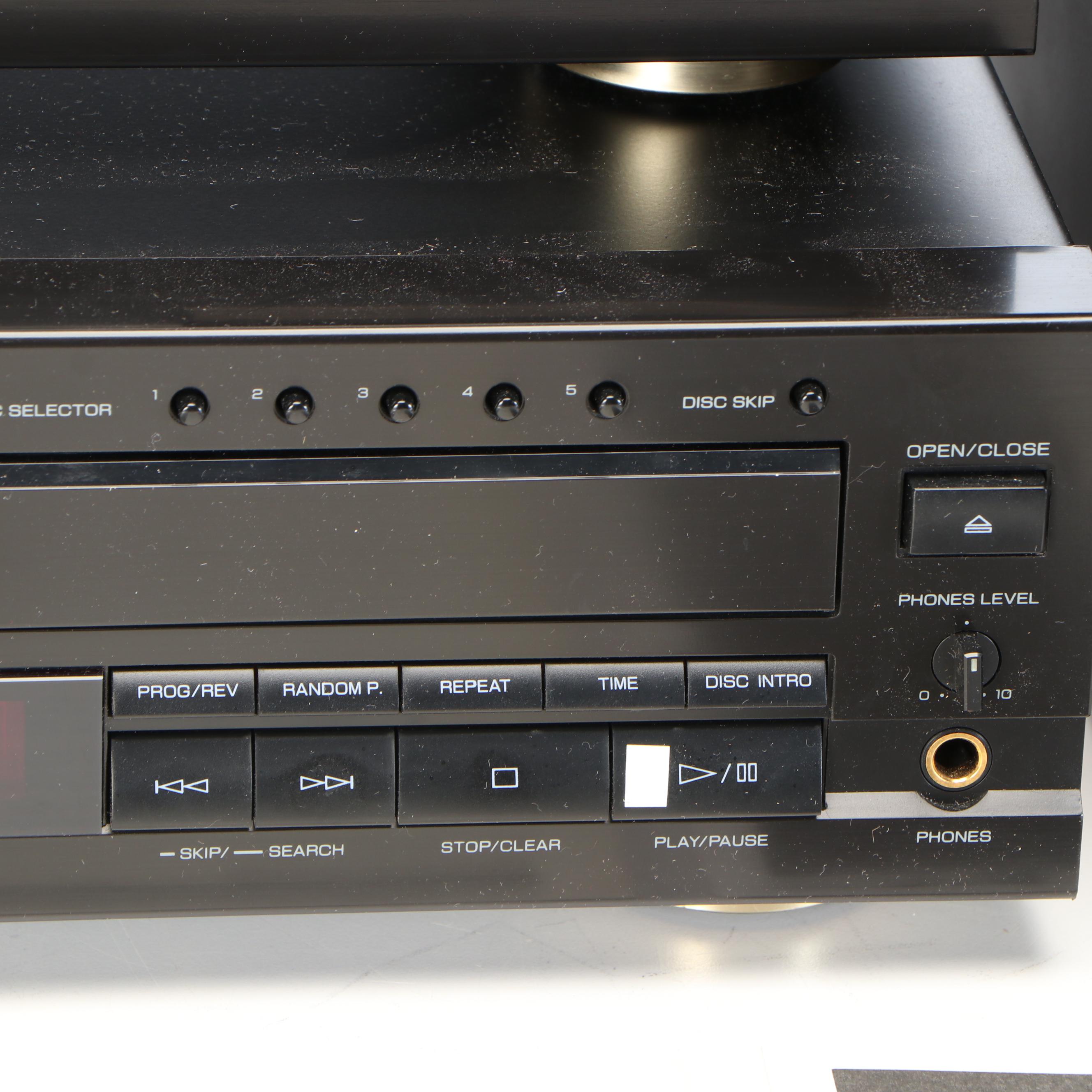 Sherwood Digi-Line II Double Cassette Deck, Multi CD Player, and Stereo Receiver