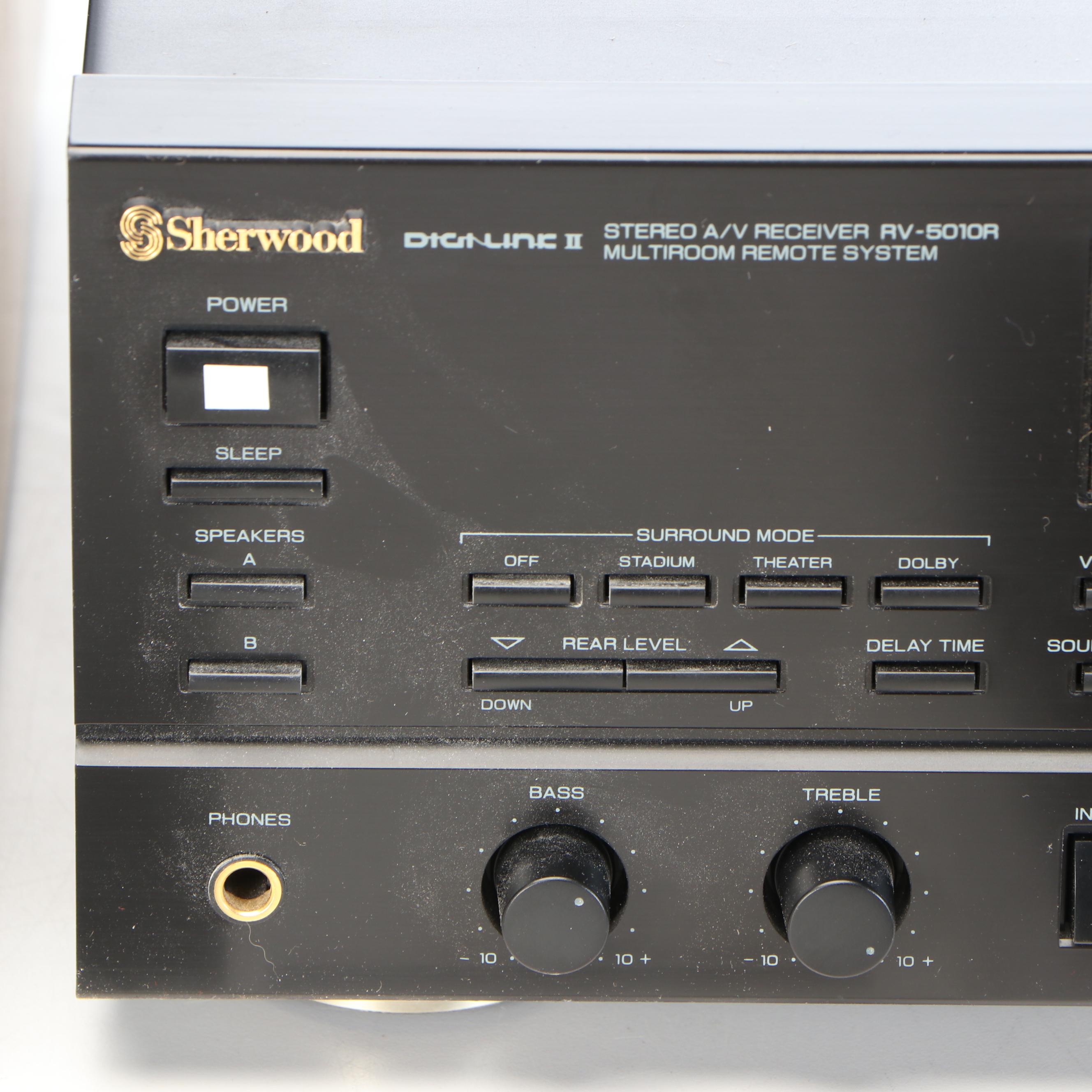 Sherwood Digi-Line II Double Cassette Deck, Multi CD Player, and Stereo Receiver