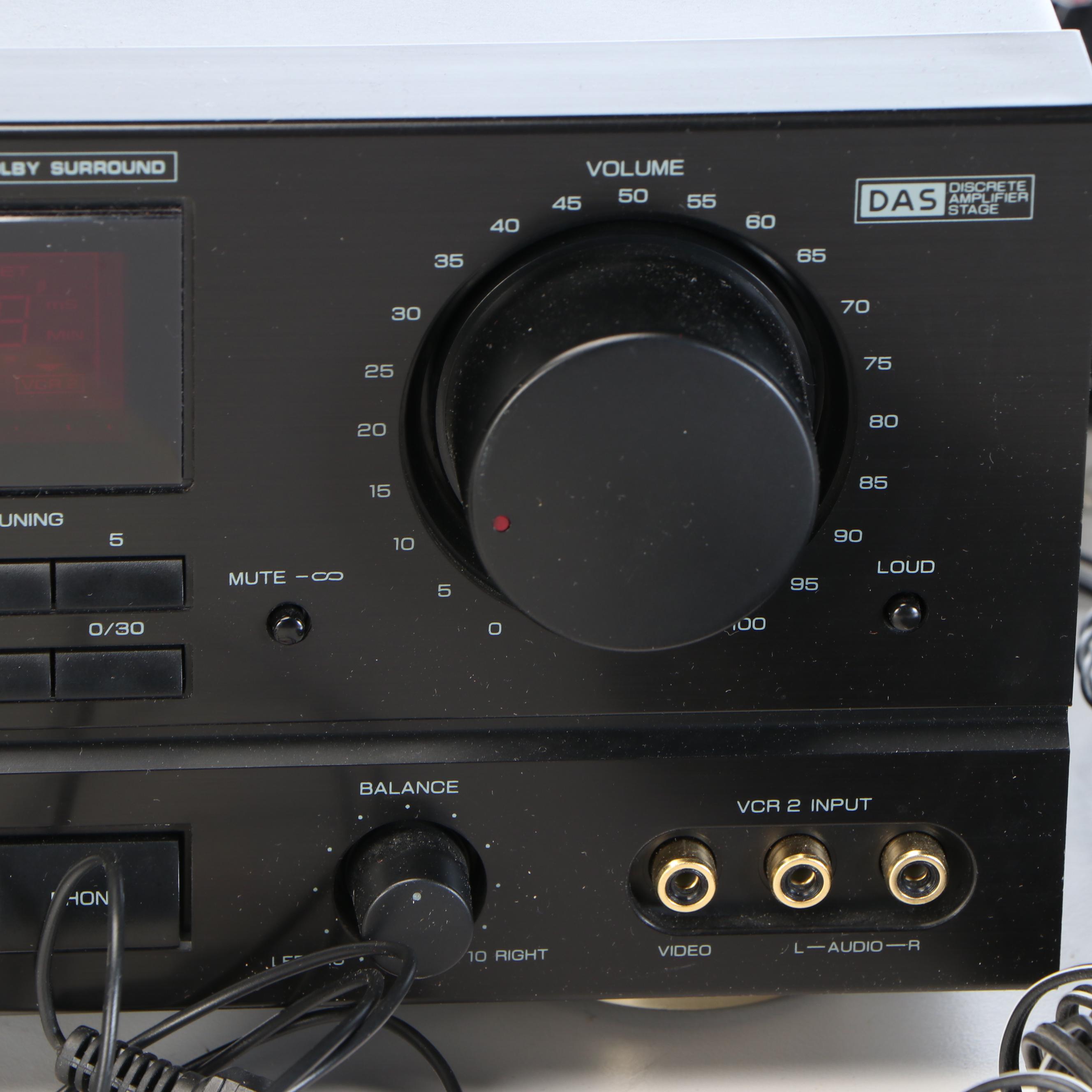 Sherwood Digi-Line II Double Cassette Deck, Multi CD Player, and Stereo Receiver