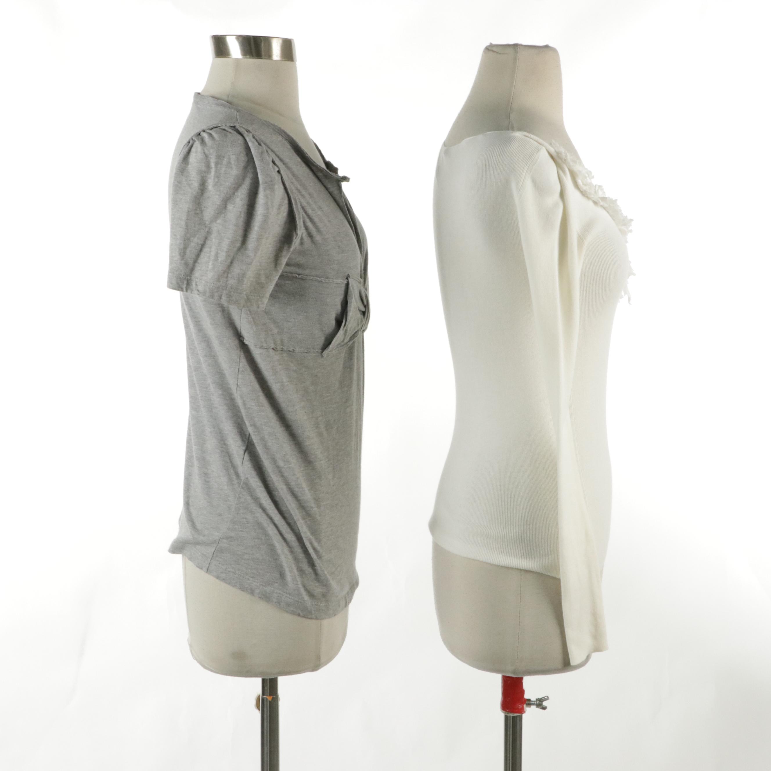 Prada Knit Top and Short Sleeve Top