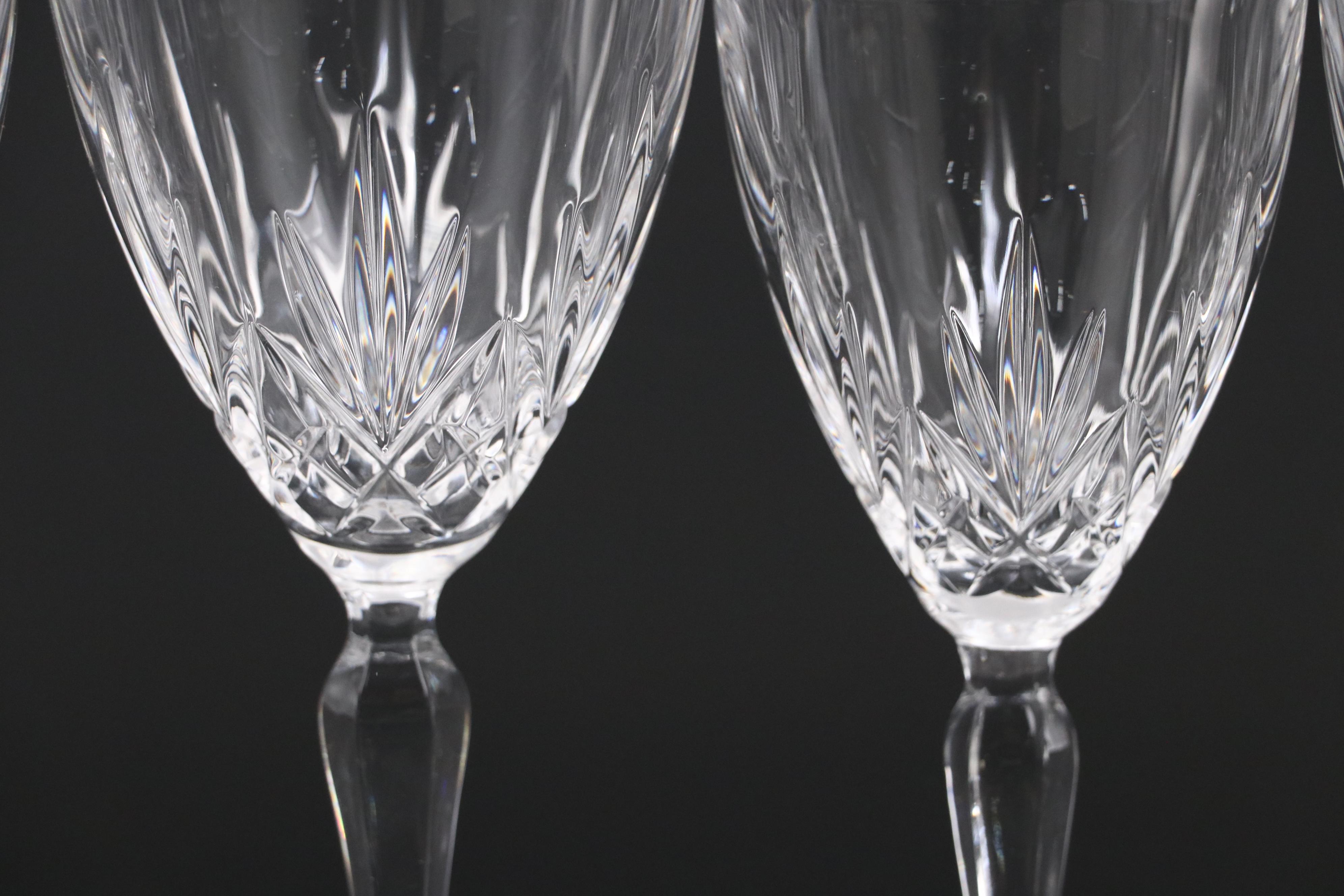 CALP "Preludio" Crystal Decanter, Wine Glasses and Water Goblets