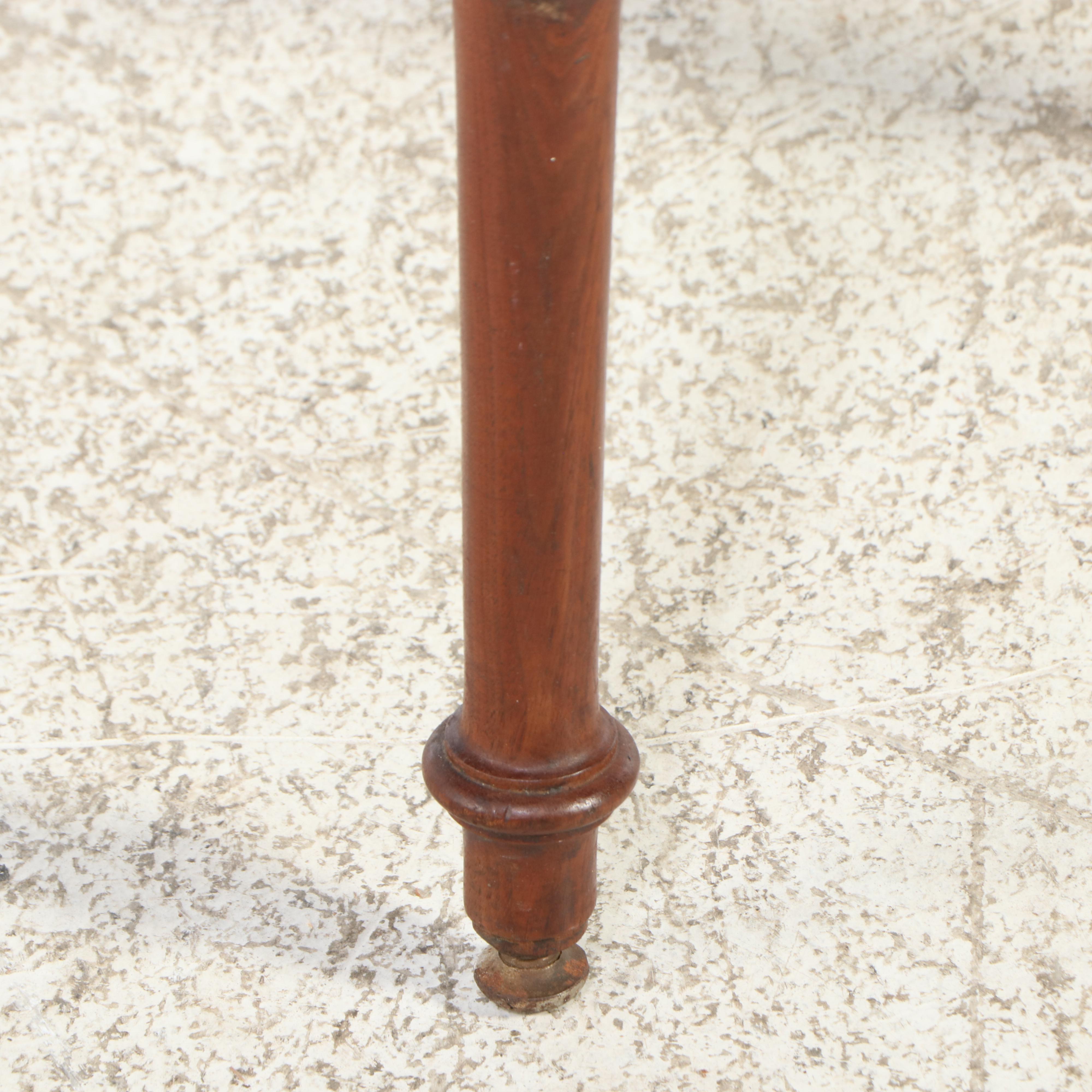 Victorian Eastlake Style Walnut and Burl Wood Side Chair, 19th Century