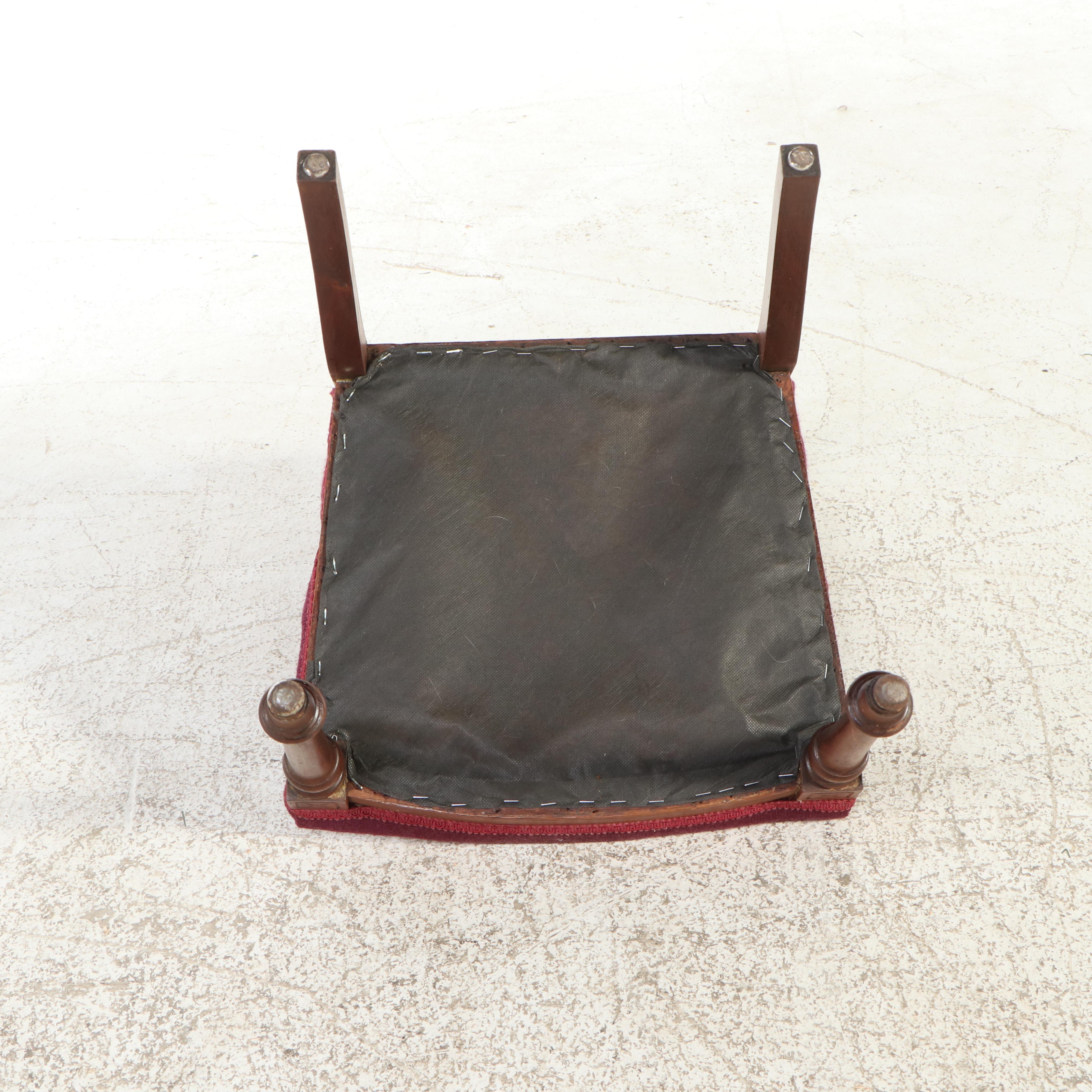 Victorian Eastlake Style Walnut and Burl Wood Side Chair, 19th Century