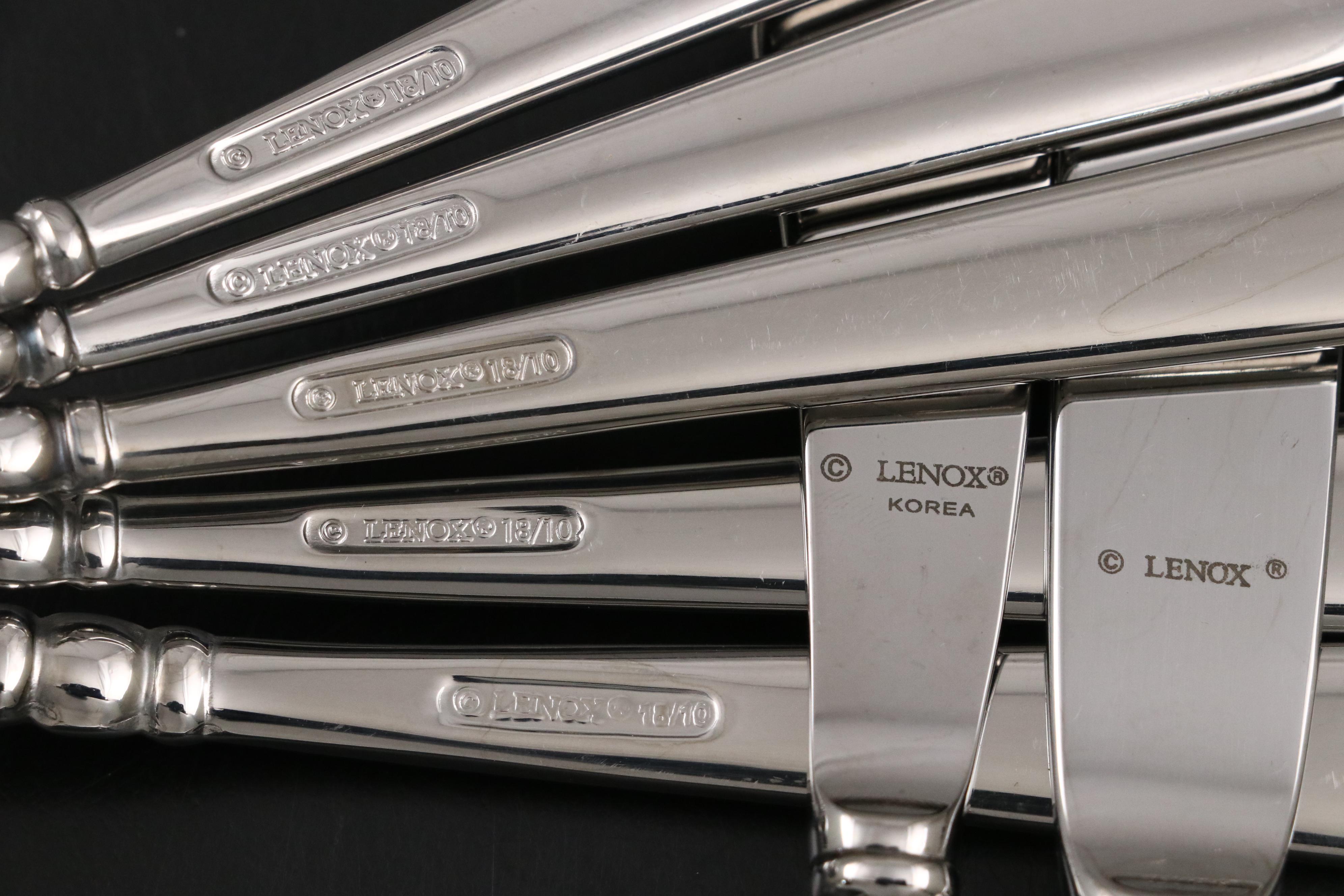 Lenox "Pearl Platinum" Stainless Steel Flatware