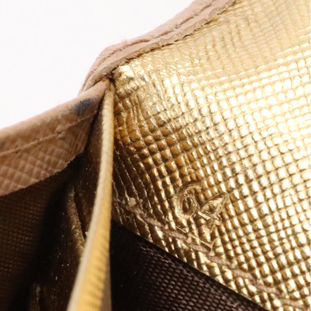 Prada Long Wallet in Saffino Leather with Box