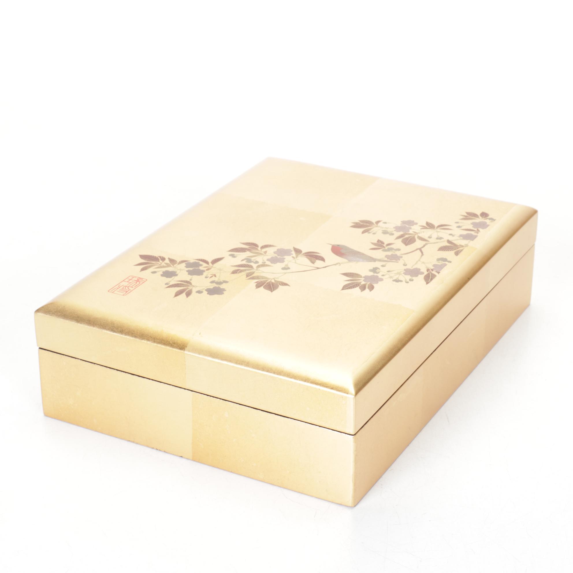 Kanazawa Style Gold Leaf Box