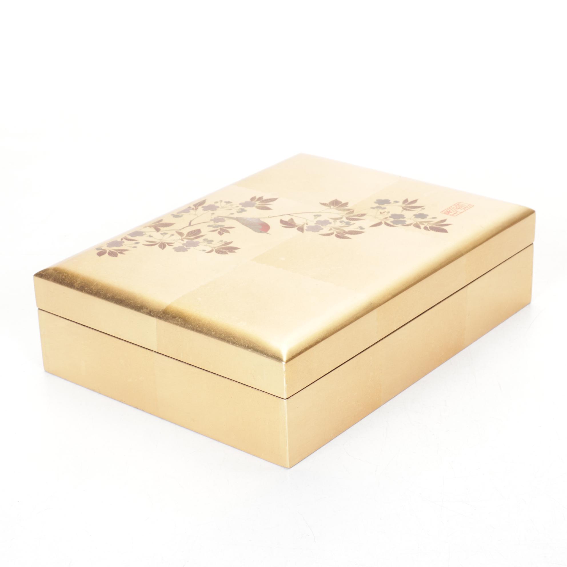 Kanazawa Style Gold Leaf Box