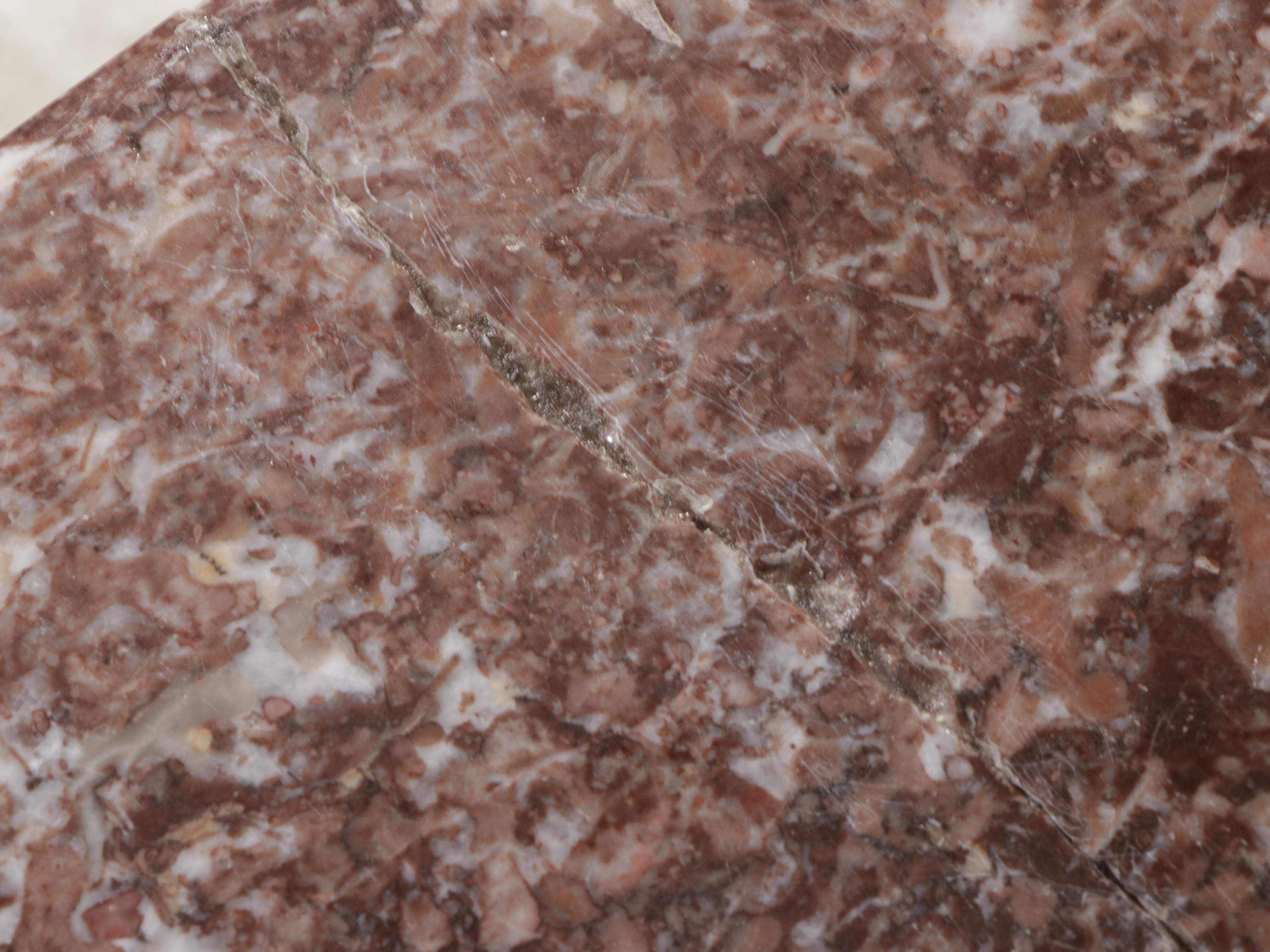 Victorian Marble Top Mahogany Dry Sink, Late 19th/Early 20th Century