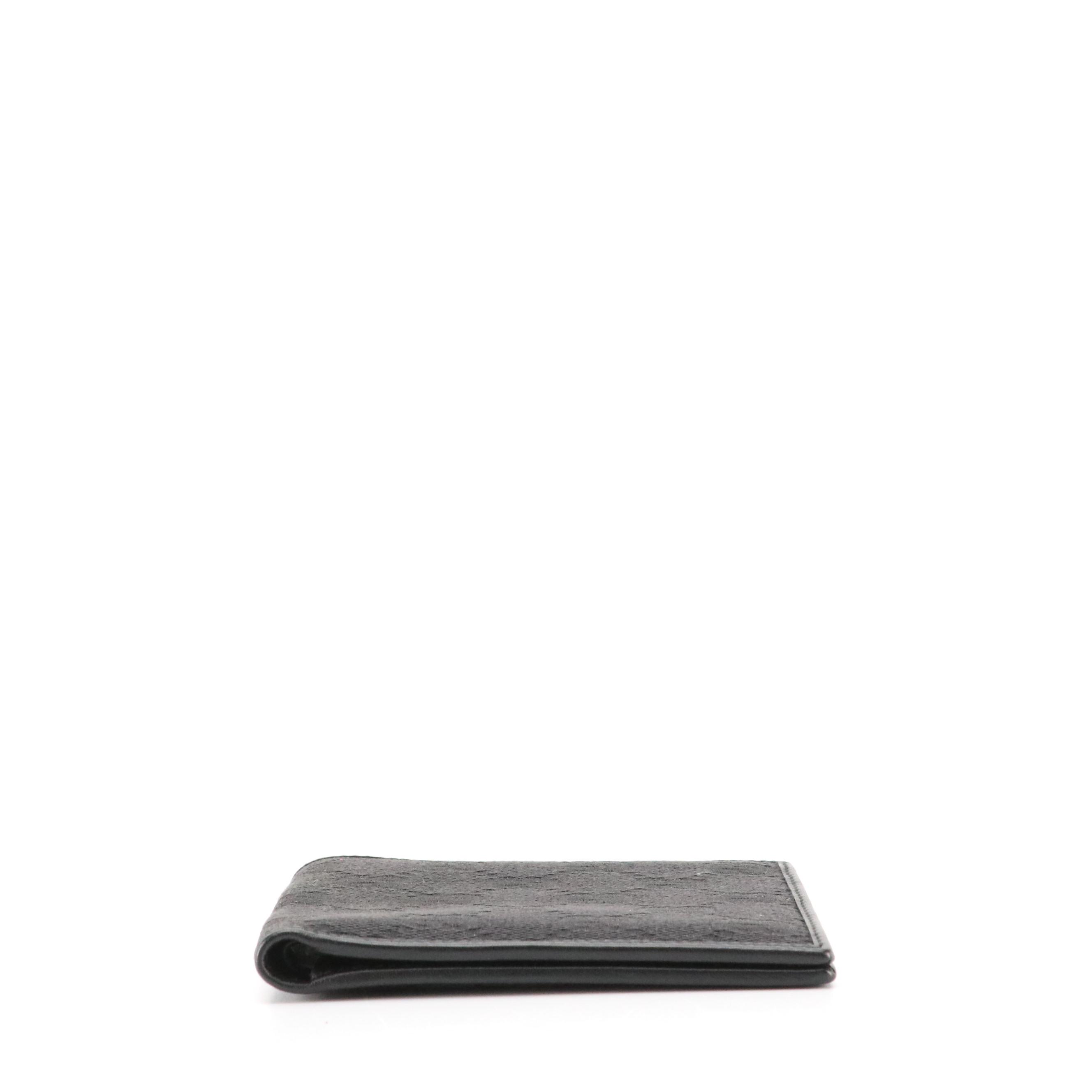 Gucci Bifold Wallet in Black GG Canvas