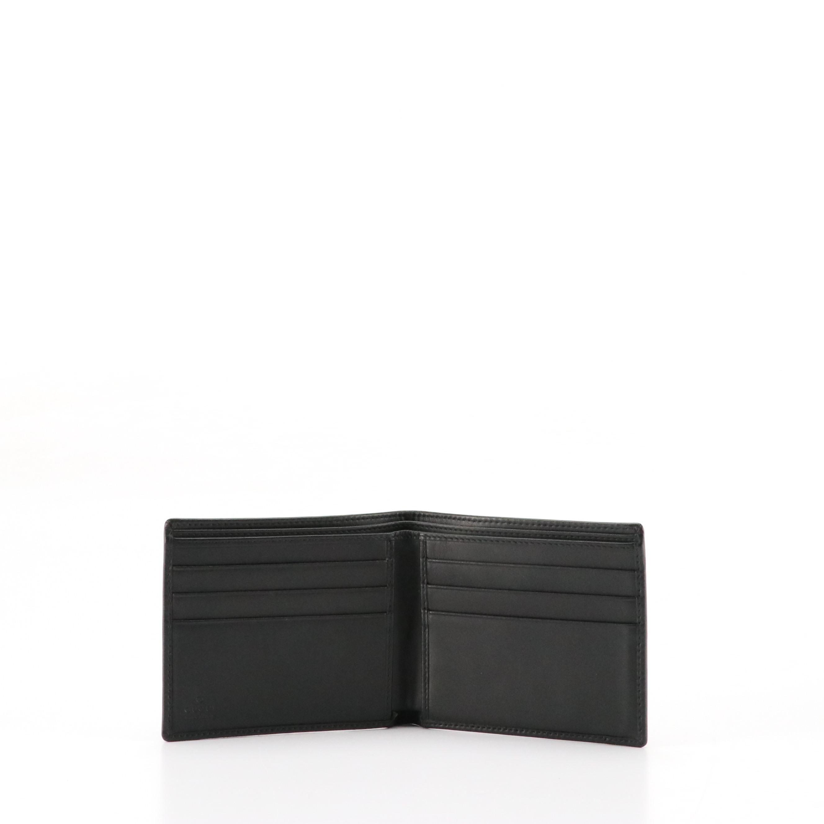 Gucci Bifold Wallet in Black GG Canvas