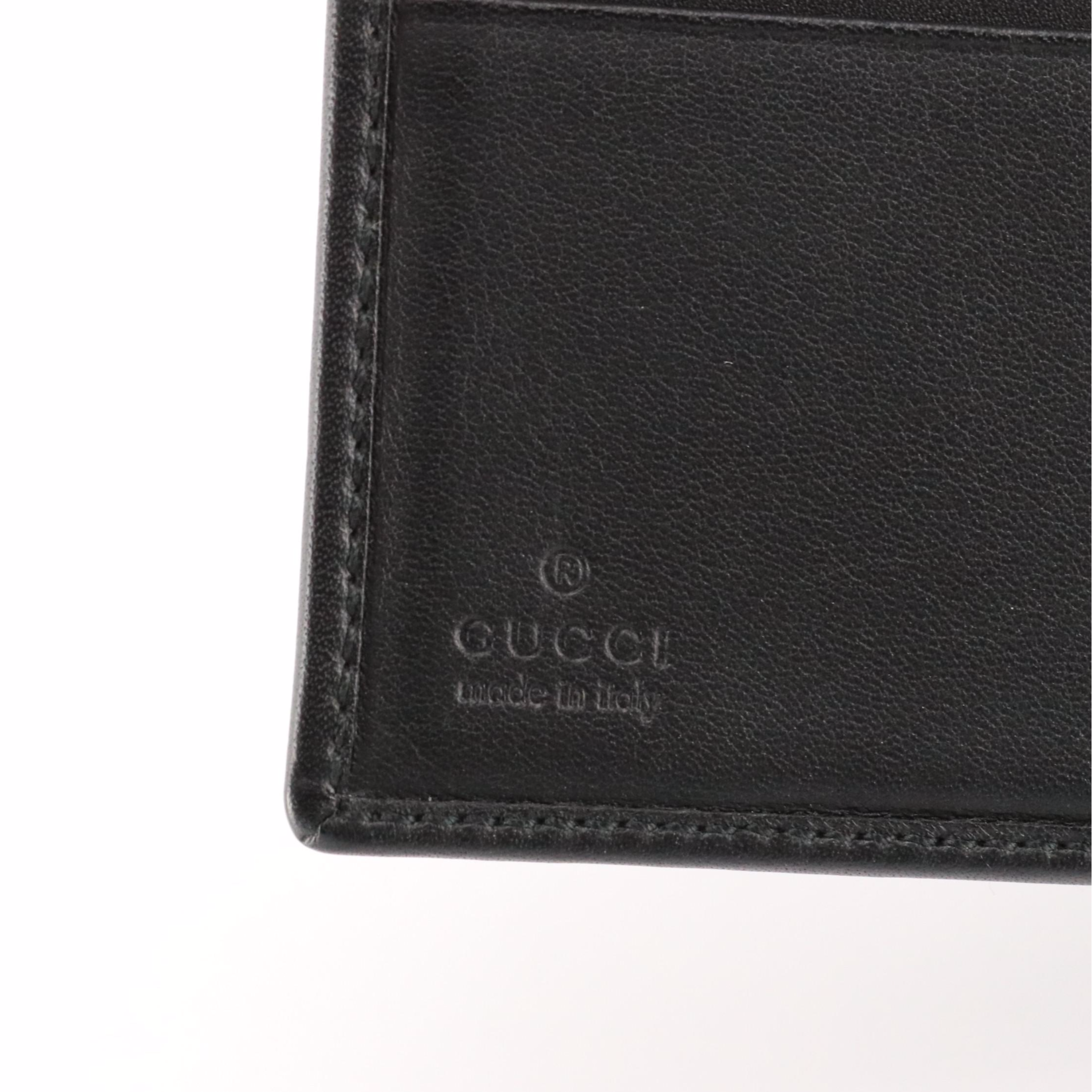 Gucci Bifold Wallet in Black GG Canvas