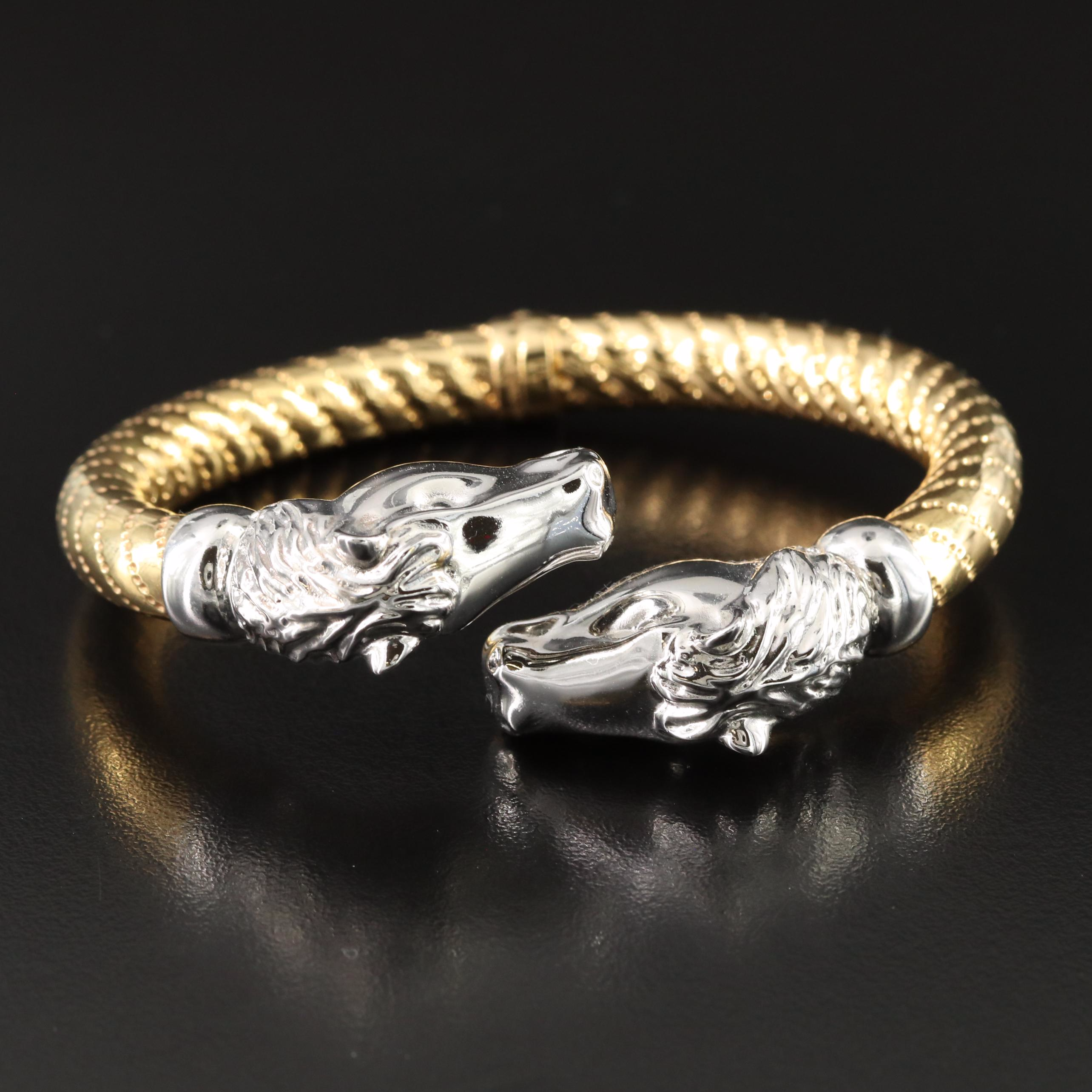 Italian Bronze Horse Bracelet