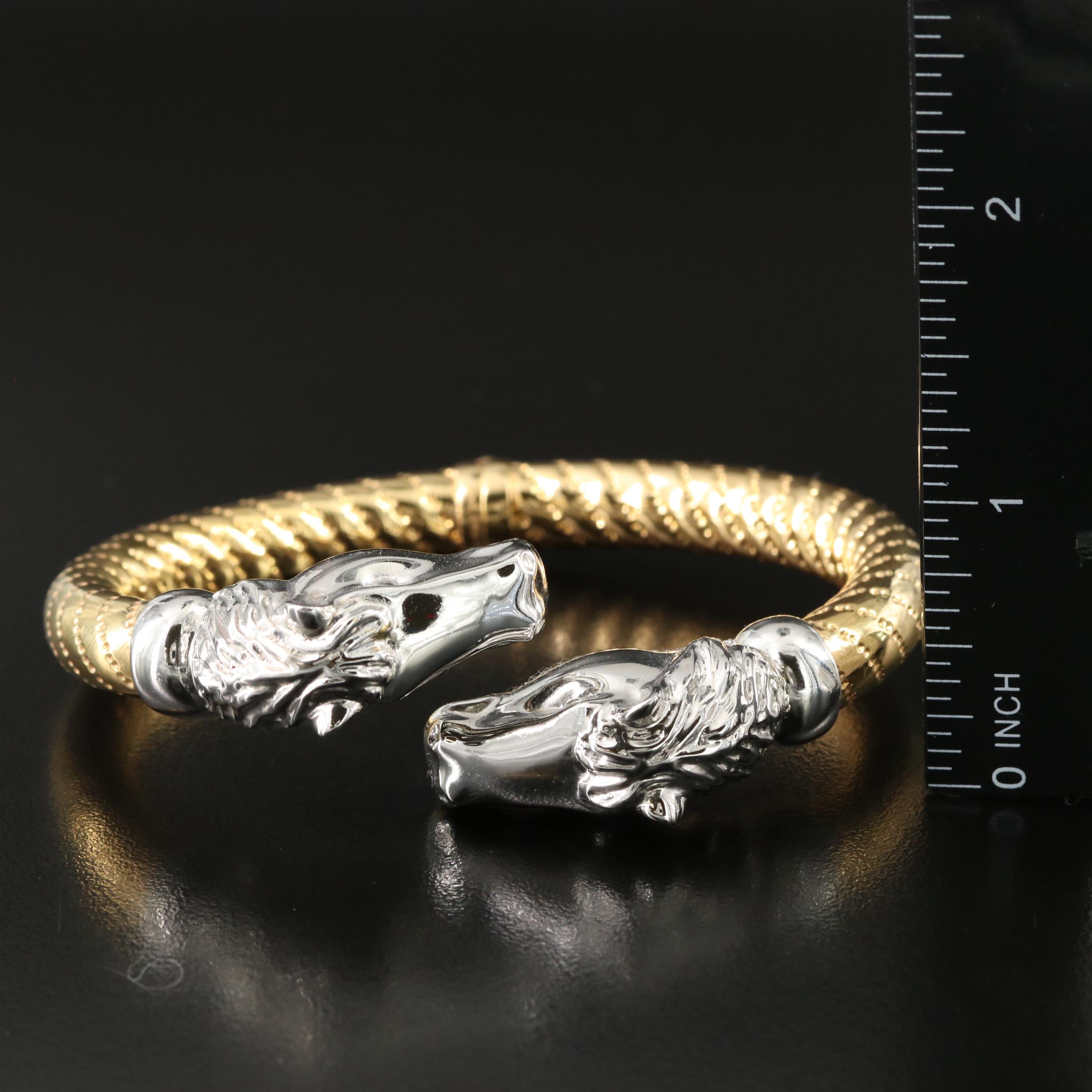 Italian Bronze Horse Bracelet